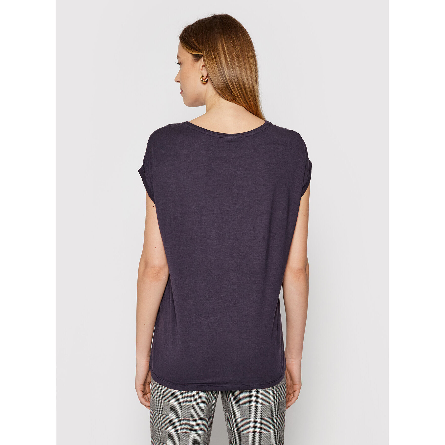 Vero Moda Tricou Ava 10187159 Bleumarin Relaxed Fit - Pled.ro