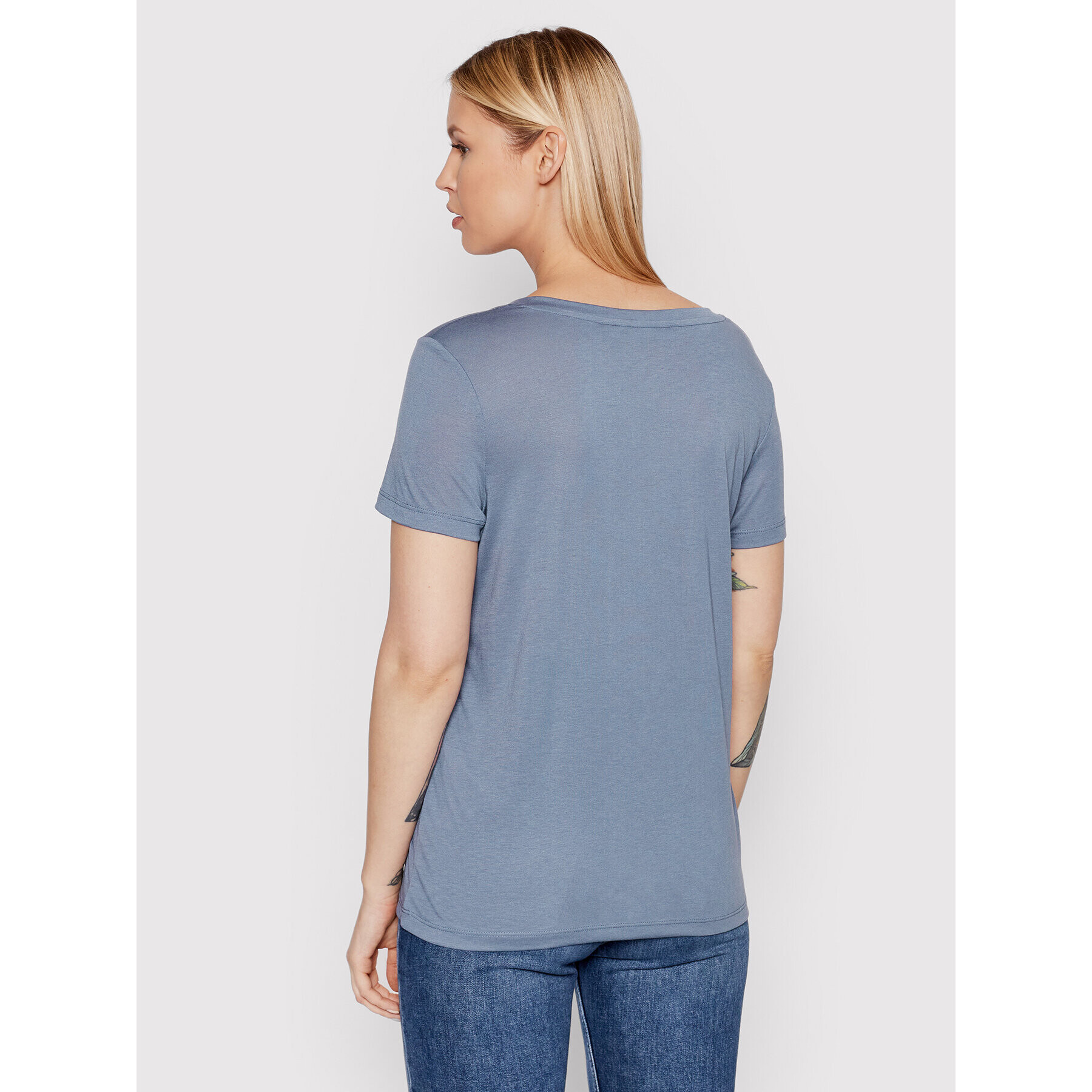 Vero Moda Tricou Spicy 10260455 Bleumarin Relaxed Fit - Pled.ro