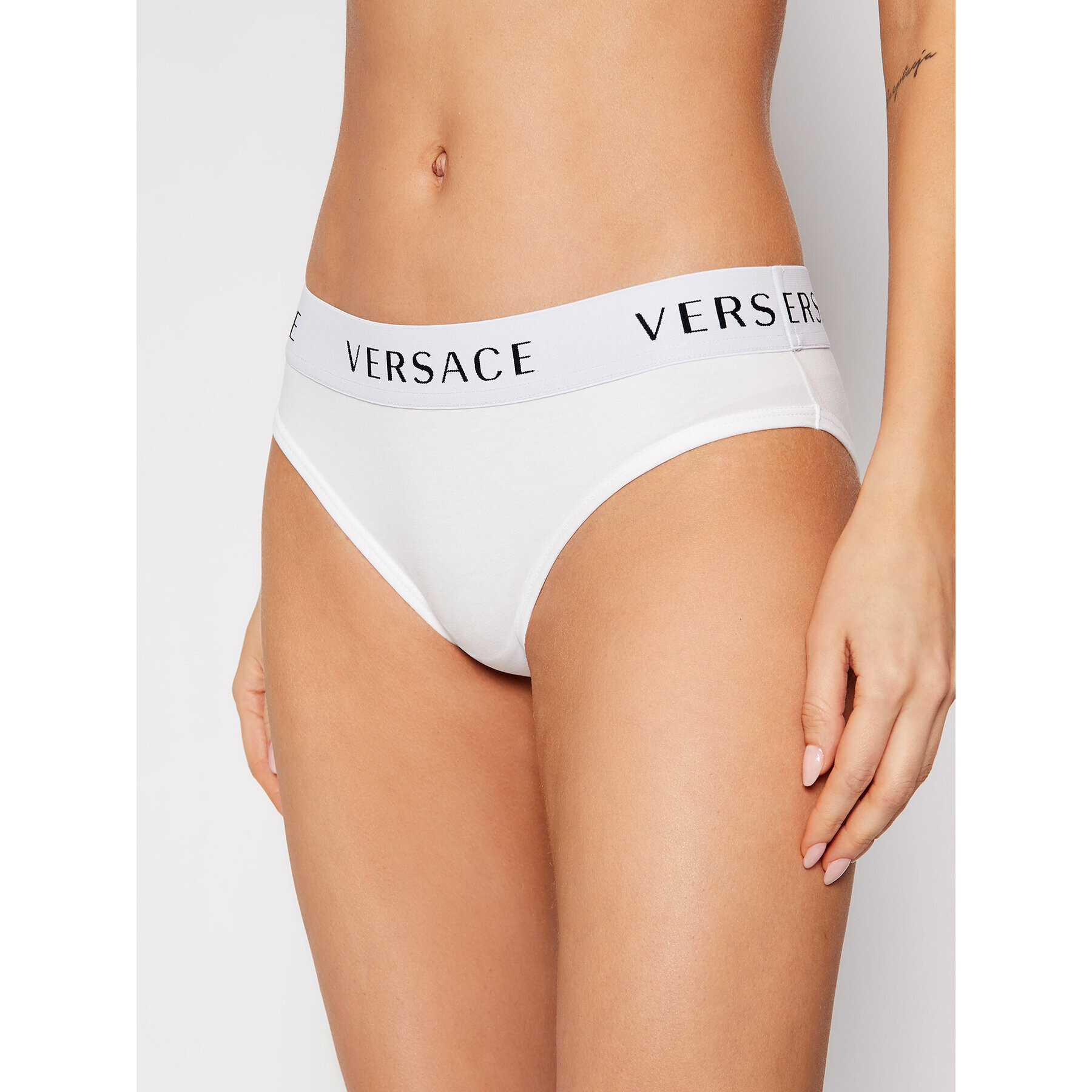 Versace Chilot clasic Logo AUD04071 Alb - Pled.ro