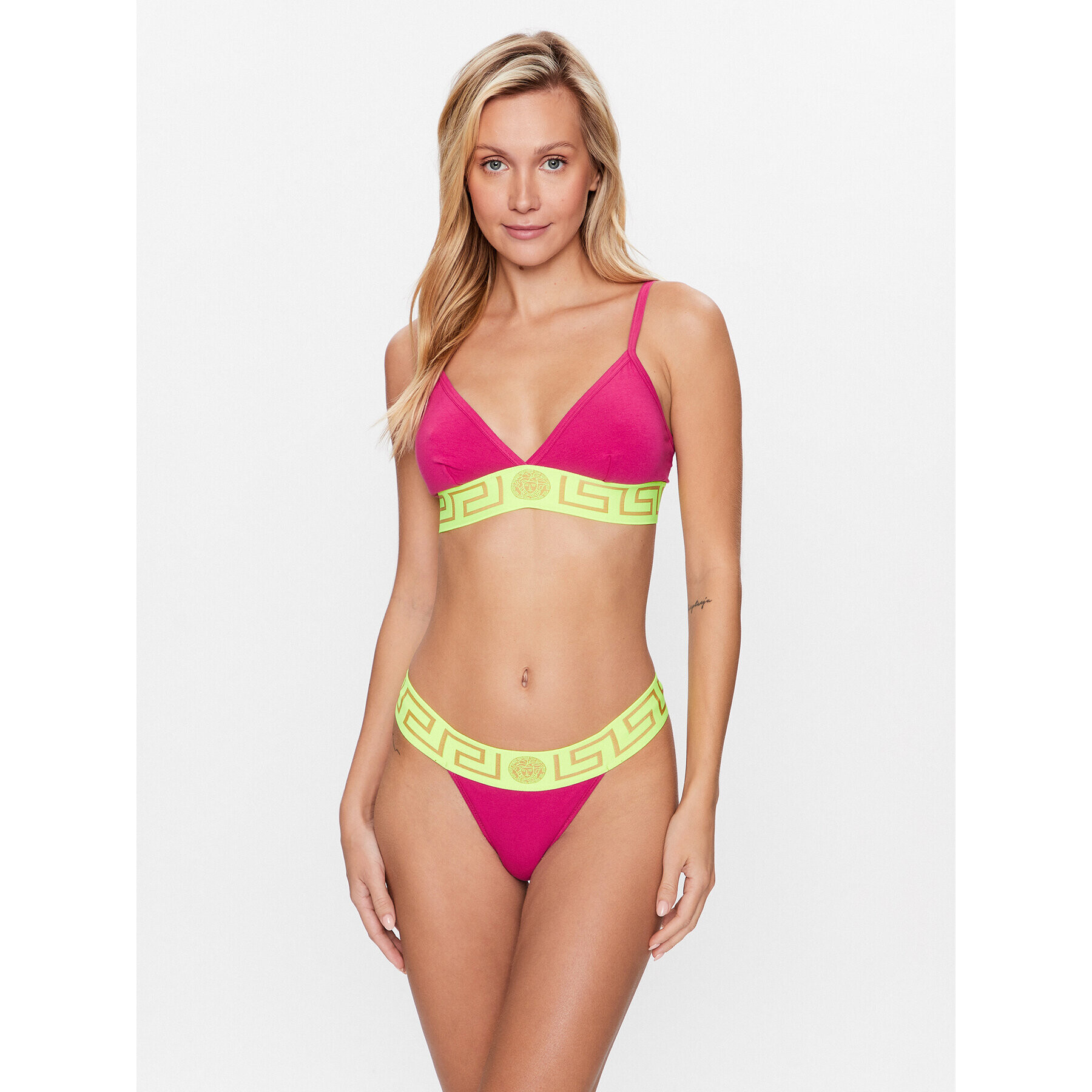 Versace Chilot tanga AUD01042 Roz - Pled.ro