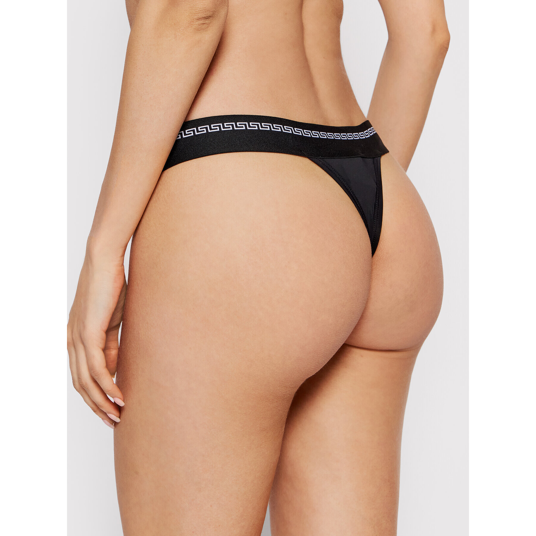 Versace Chilot tanga Donna AUD04070 Negru - Pled.ro