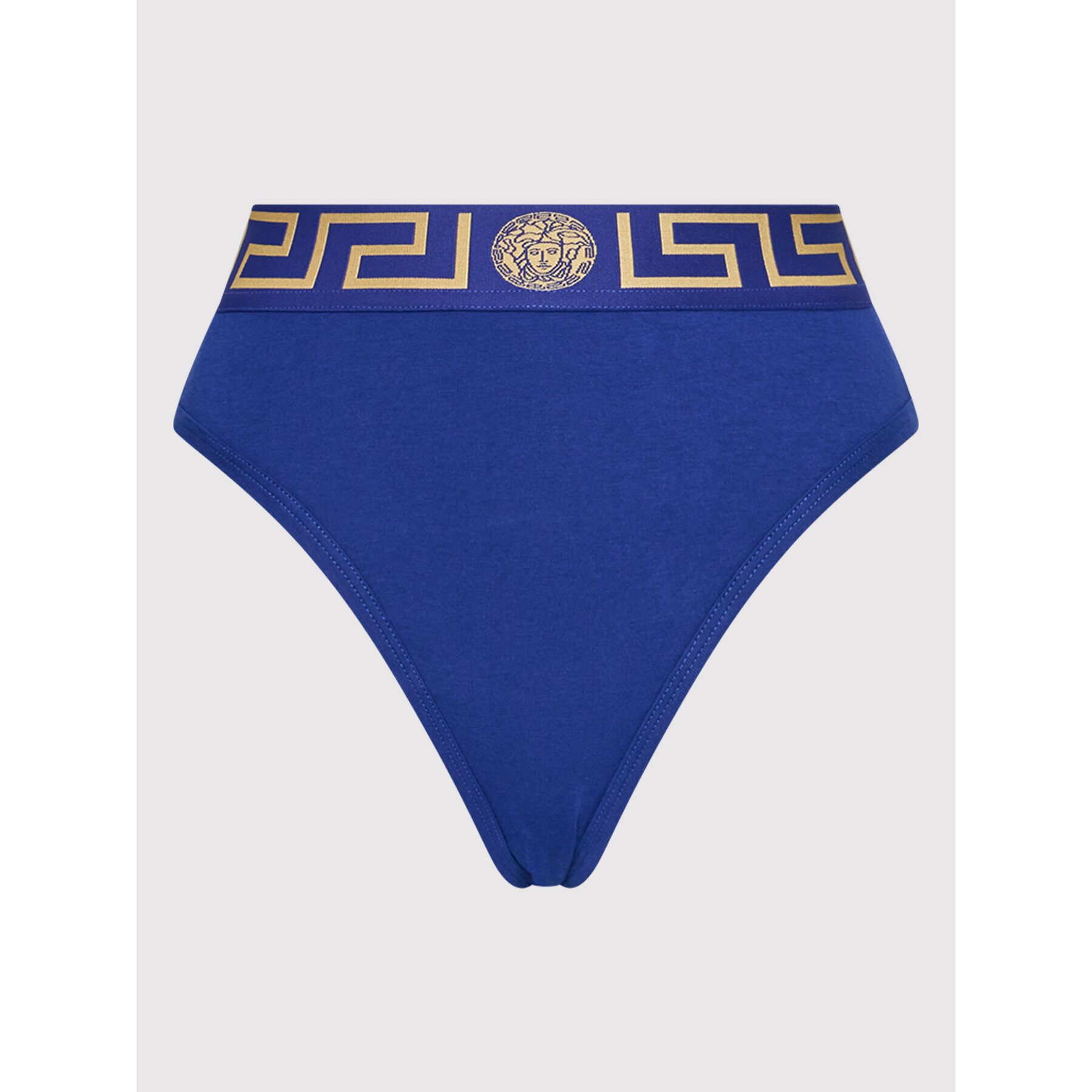 Versace Chiloți clasici cu talie înaltă Greca Border AUD01050 Bleumarin - Pled.ro