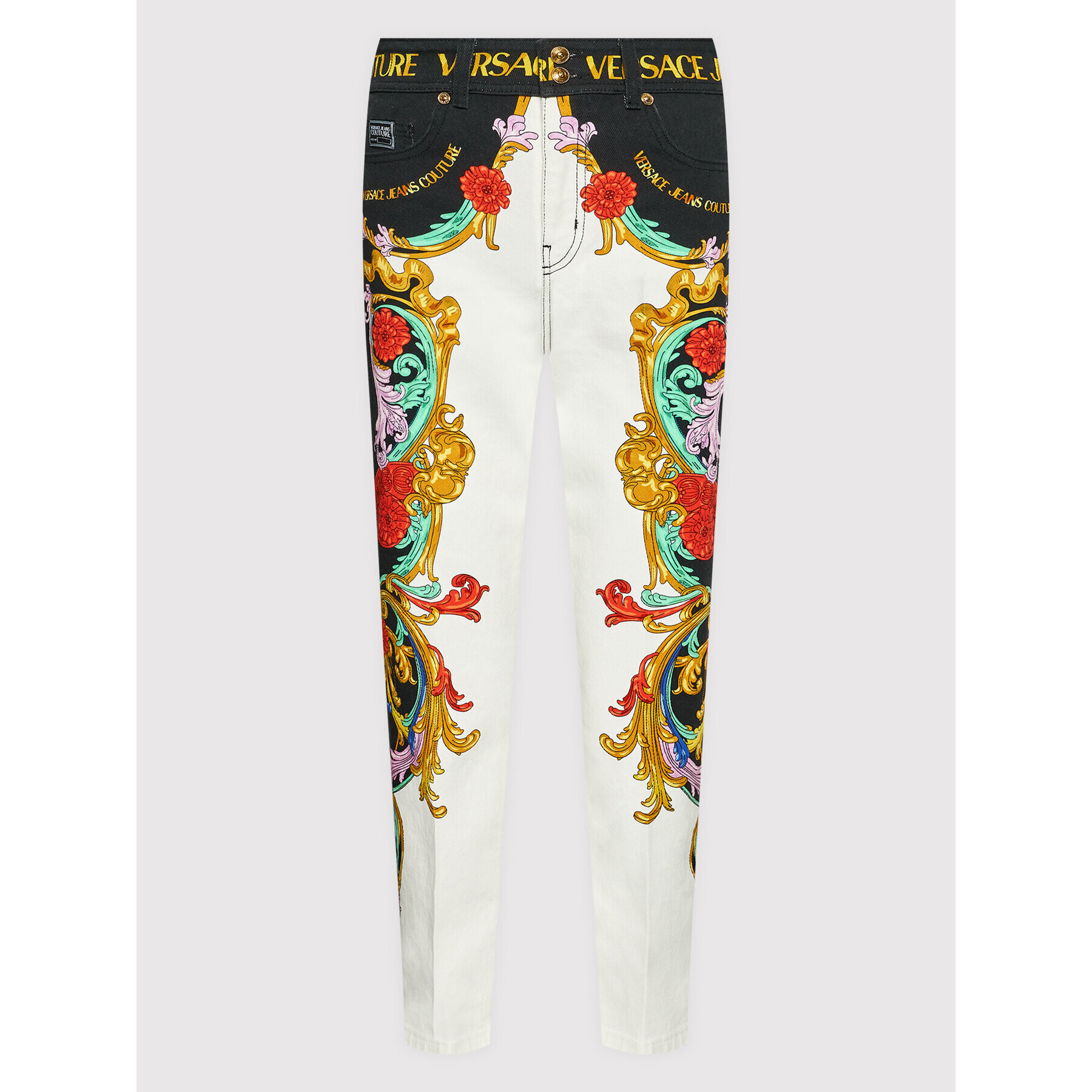 Versace Jeans Couture Blugi Nina Panel 72HAB5TP Colorat Relaxed Fit - Pled.ro