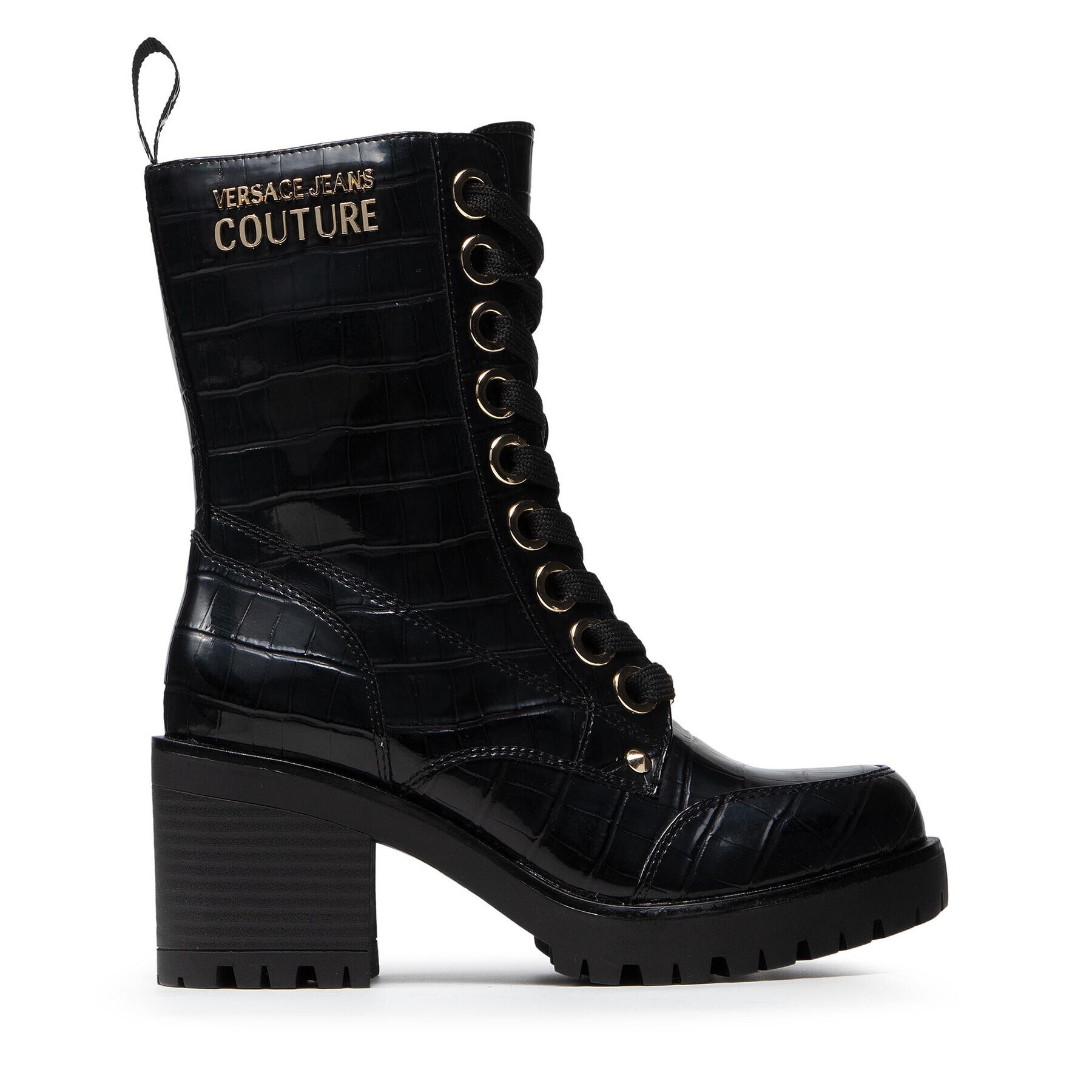 Versace Jeans Couture Botine 71VA3S91 71965 Negru - Pled.ro