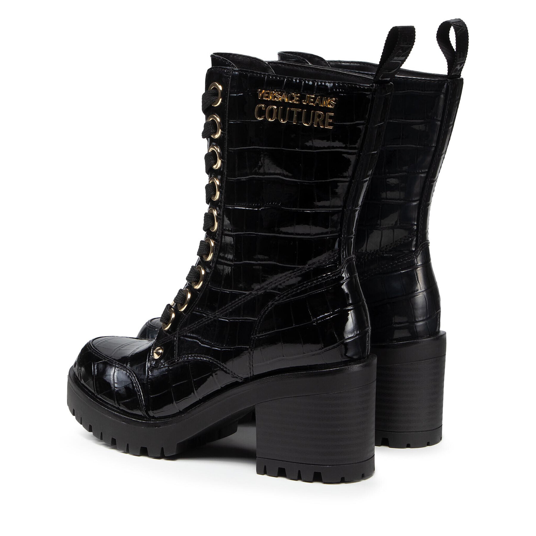 Versace Jeans Couture Botine 71VA3S91 71965 Negru - Pled.ro