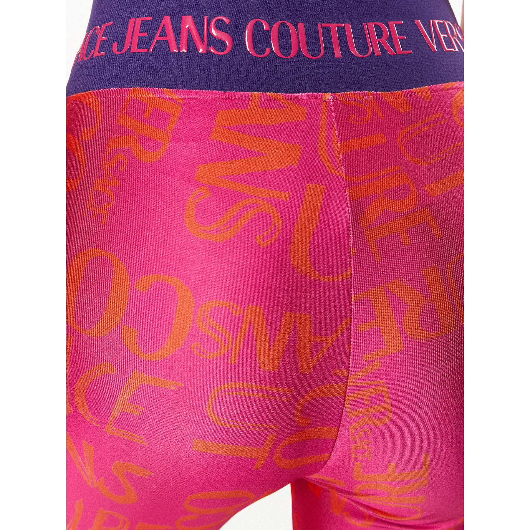 Versace Jeans Couture Colanți 74HAC113 Roz Slim Fit - Pled.ro