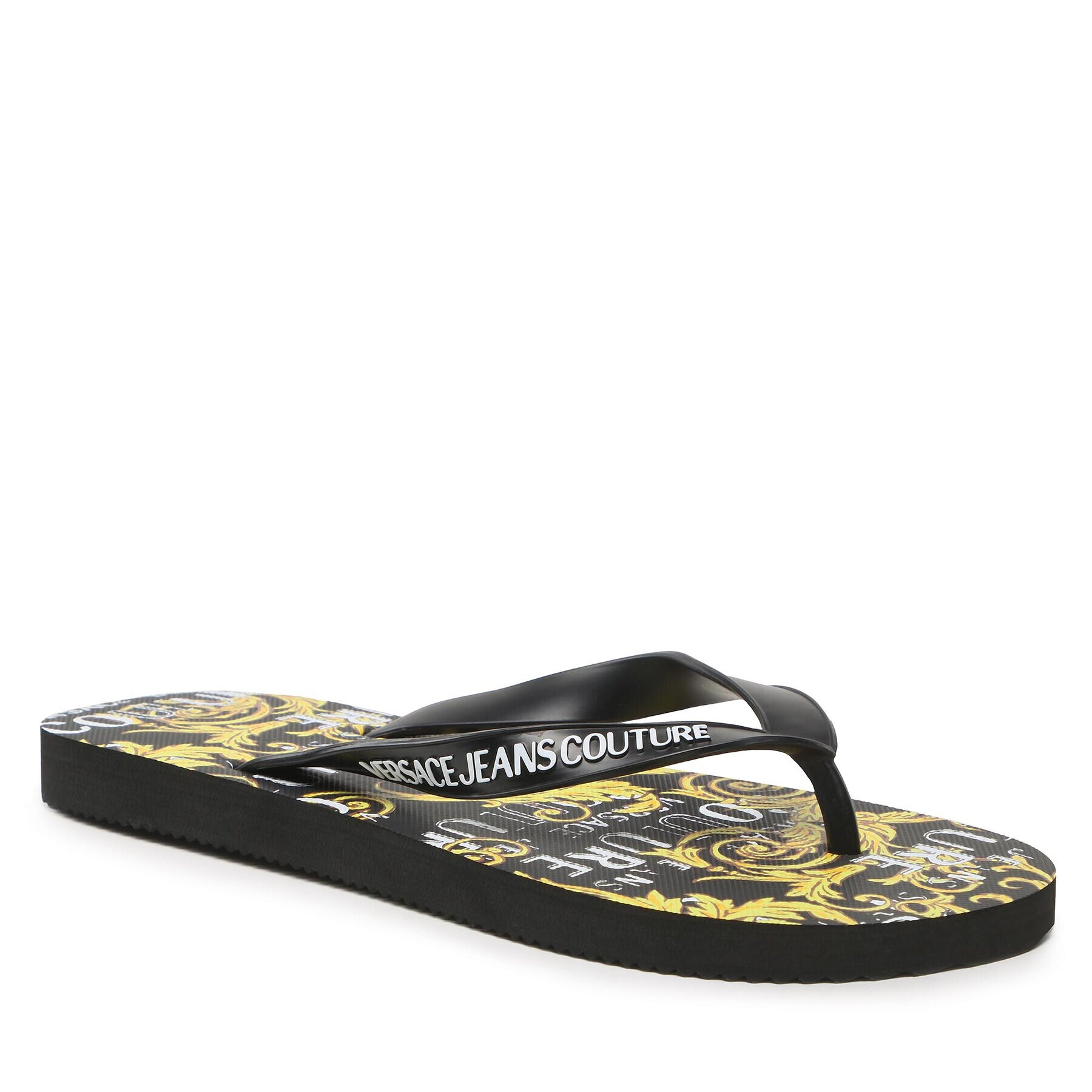 Versace Jeans Couture Flip flop 74YA3SQ7 Negru - Pled.ro