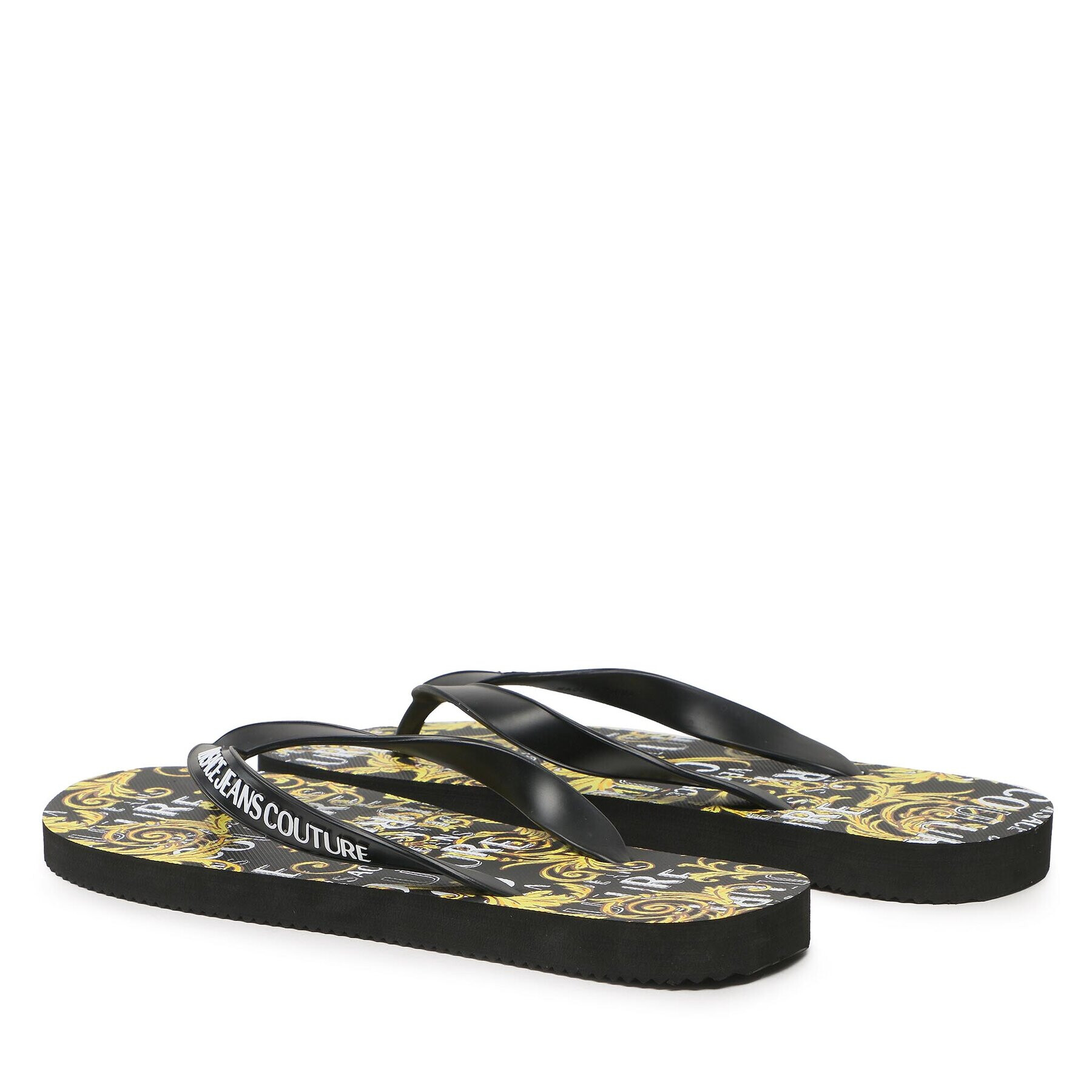 Versace Jeans Couture Flip flop 74YA3SQ7 Negru - Pled.ro