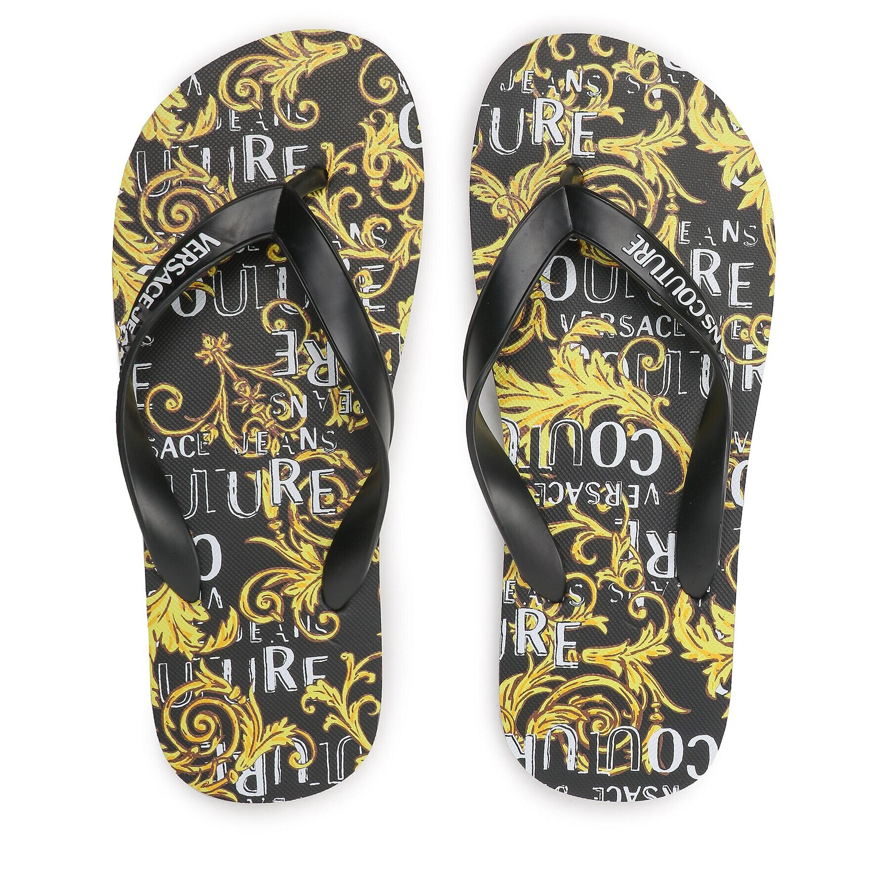 Versace Jeans Couture Flip flop 74YA3SQ7 Negru - Pled.ro