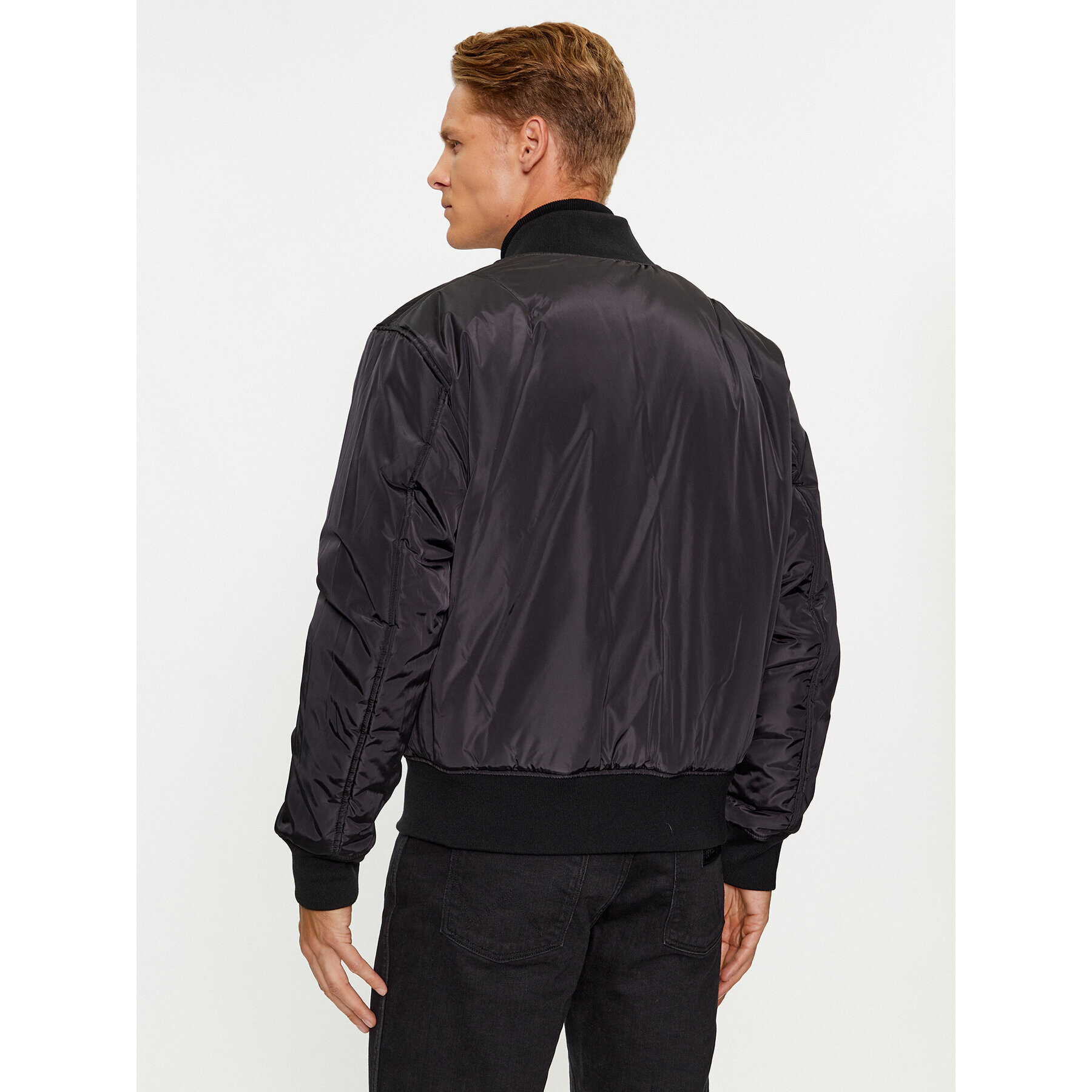 Versace Jeans Couture Geacă bomber 75GASD04 Negru Regular Fit - Pled.ro