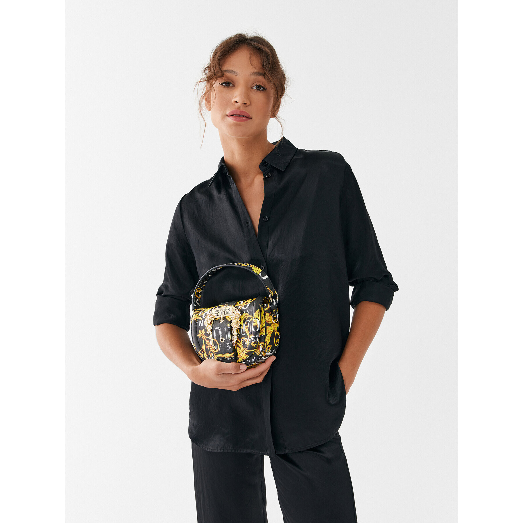 Versace Jeans Couture Geantă 74VA4BF2 Negru - Pled.ro