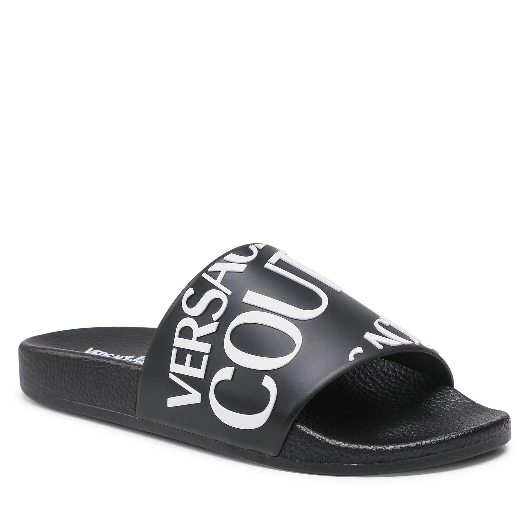 Versace Jeans Couture Șlapi 71VA3SQ1 Negru - Pled.ro