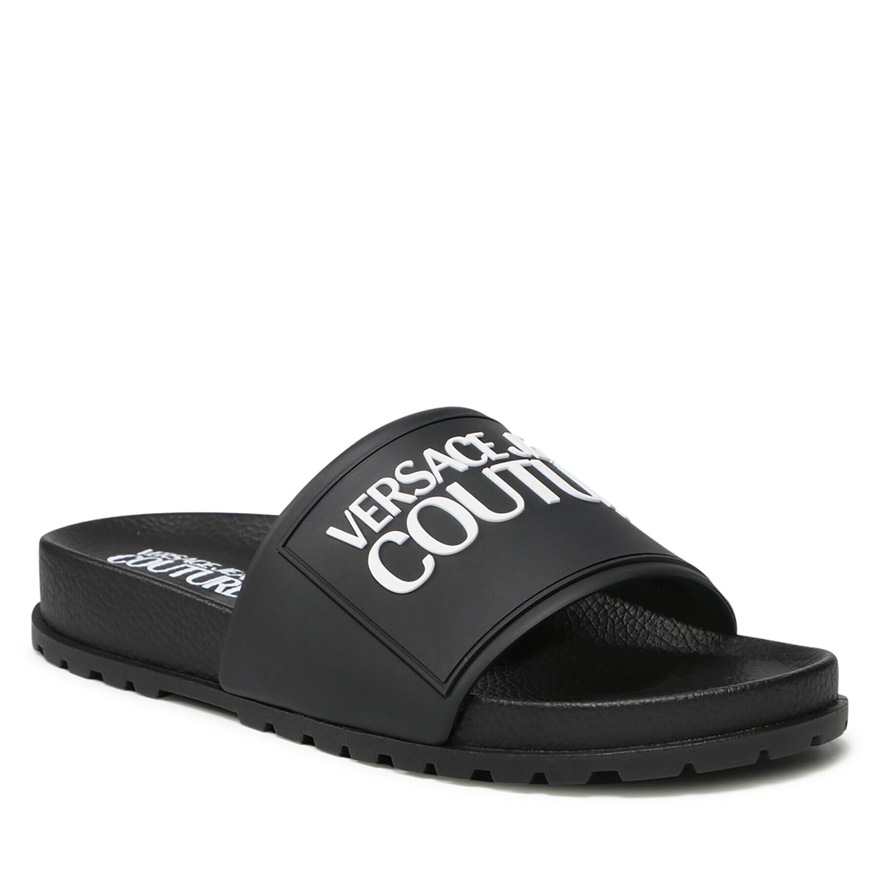 Versace Jeans Couture Șlapi 71VA3SQ2 Negru - Pled.ro