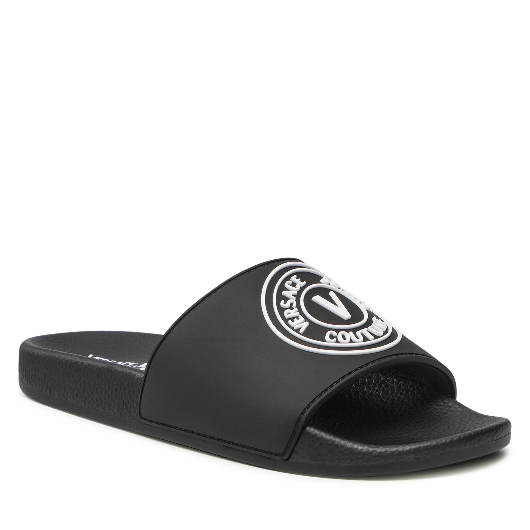 Versace Jeans Couture Șlapi 72VA3SQ5 Negru - Pled.ro