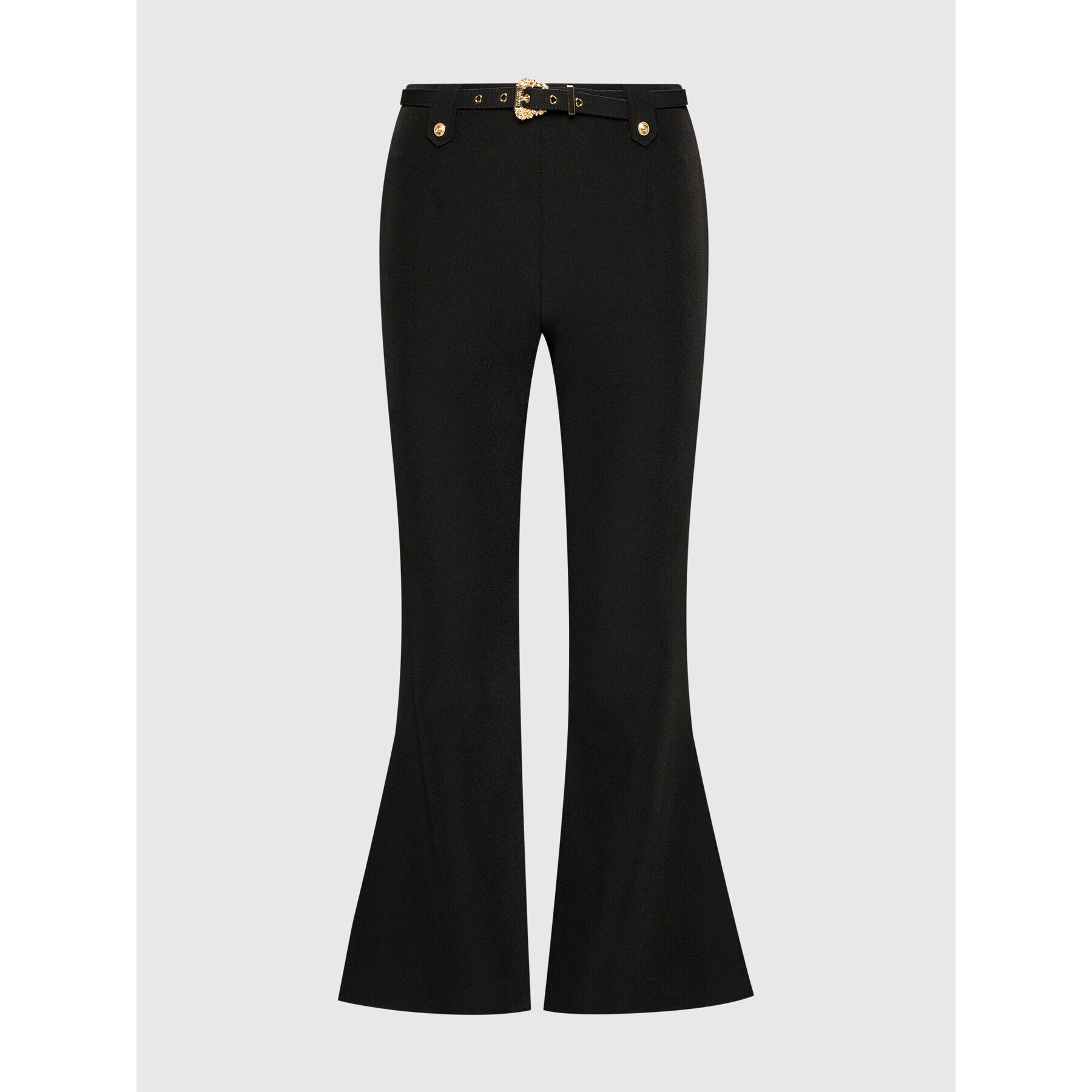 Versace Jeans Couture Pantaloni din material Flared 71HAA111 Negru Regular Fit - Pled.ro