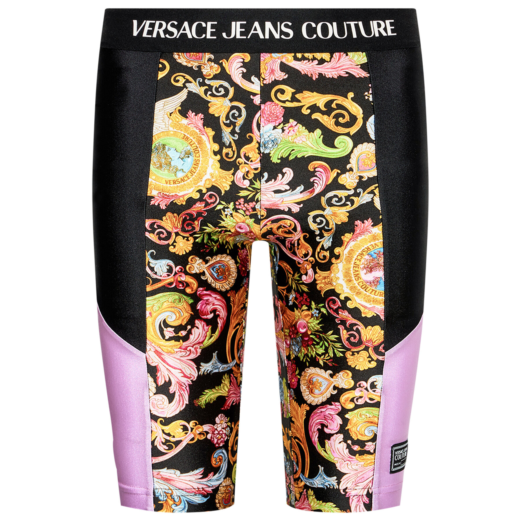 Versace Jeans Couture Pantaloni scurți sport D5HWA162 Negru Slim Fit - Pled.ro