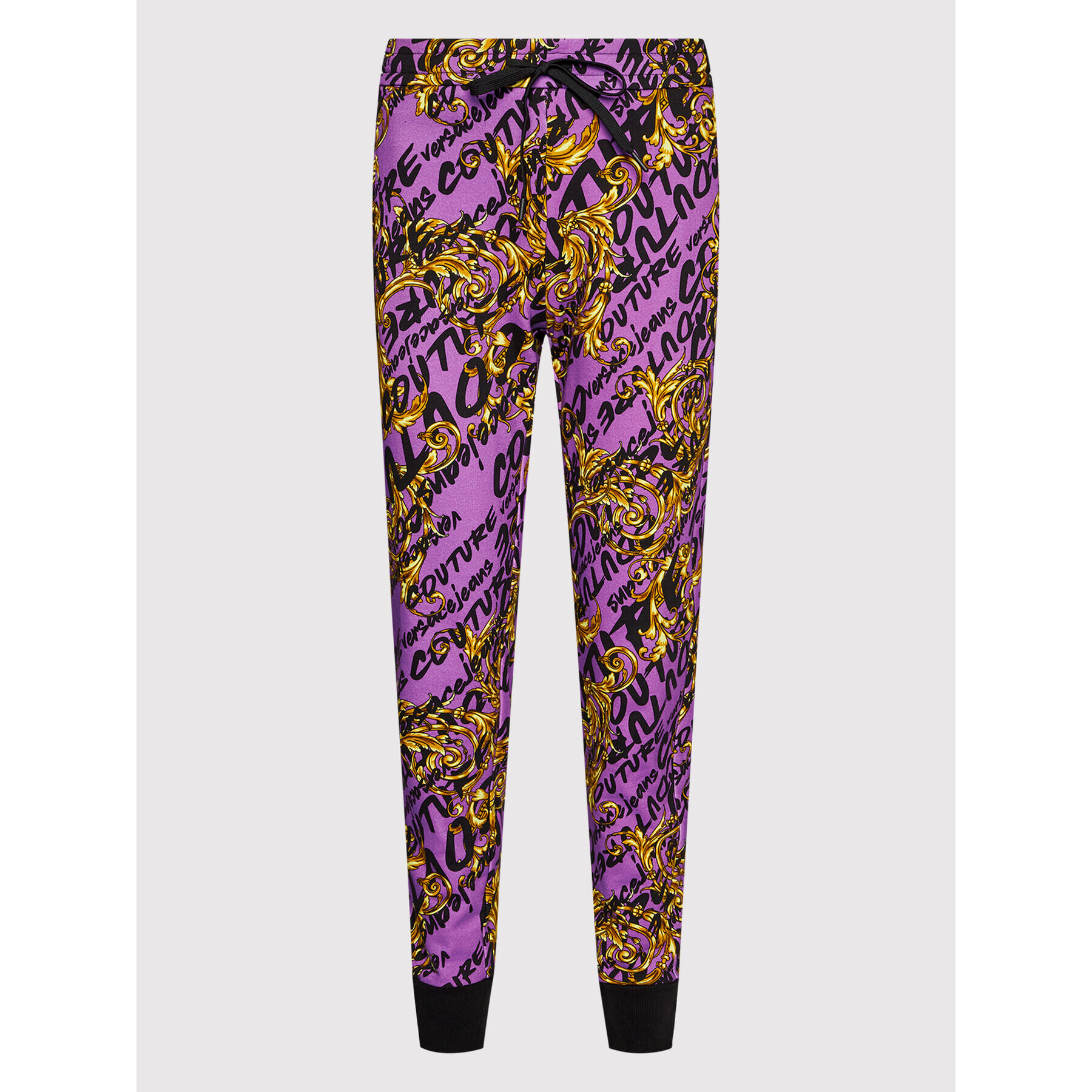 Versace Jeans Couture Pantaloni trening Brush 73HAA310 Violet Regular Fit - Pled.ro