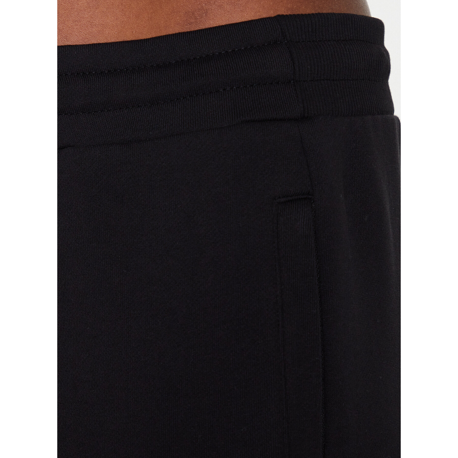 Versace Jeans Couture Pantaloni trening Logo 74HAAT03 Negru Regular Fit - Pled.ro