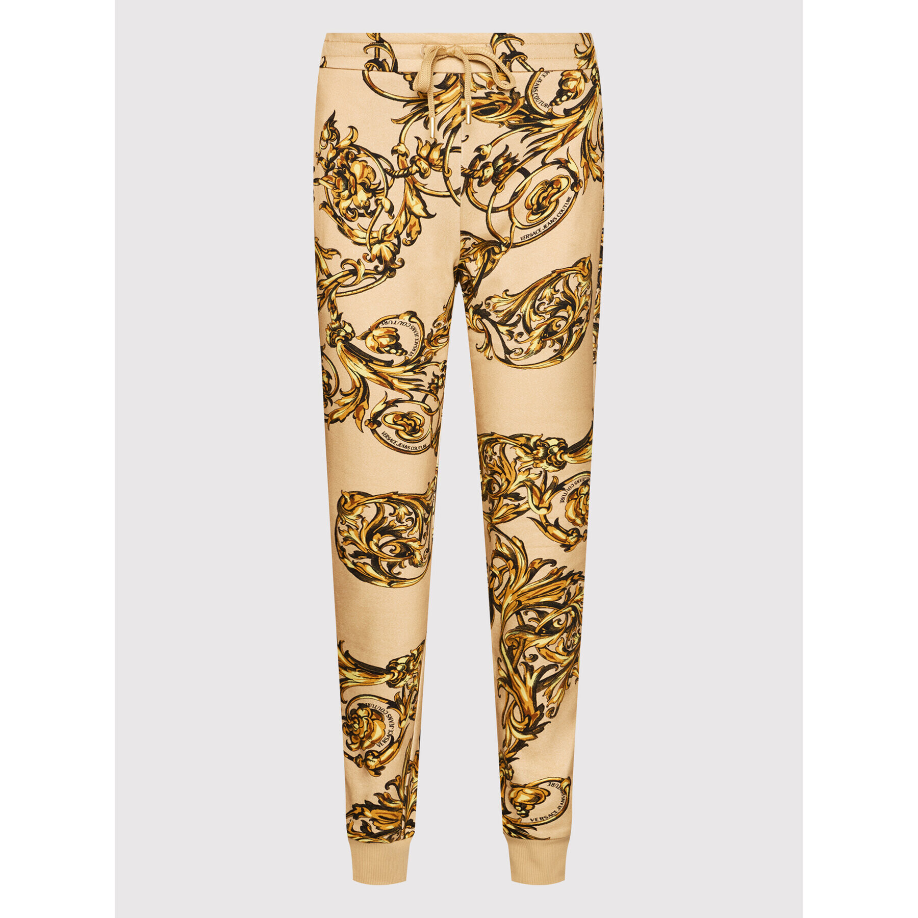 Versace Jeans Couture Pantaloni trening Regalia 72HAA310 Bej Regular Fit - Pled.ro