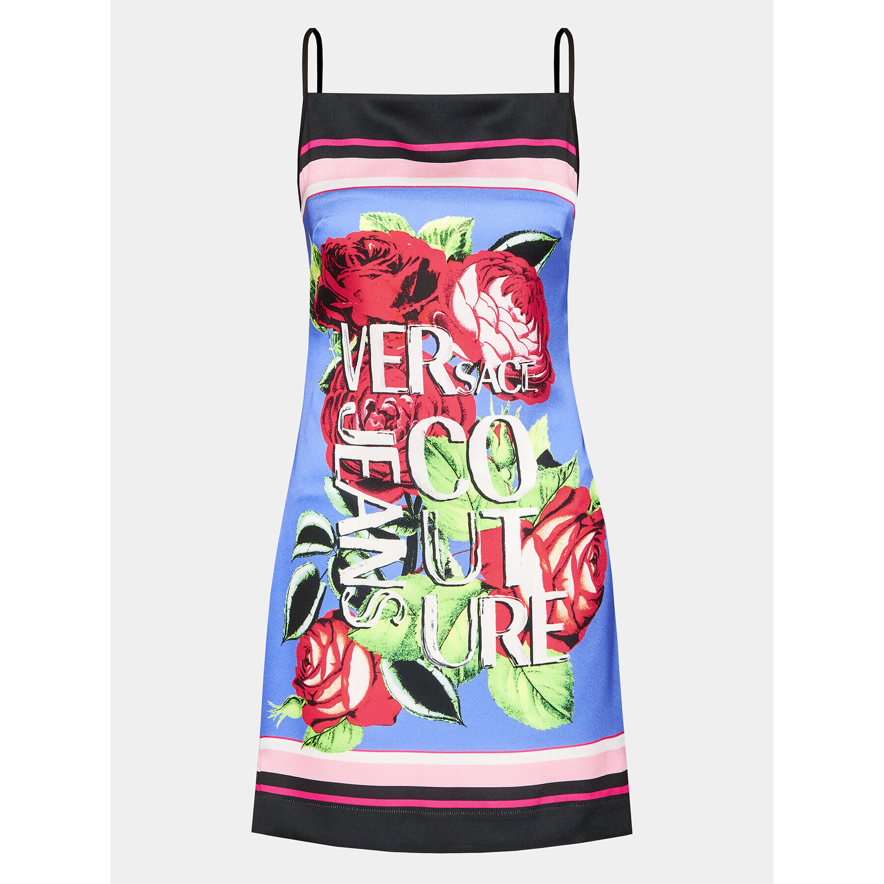 Versace Jeans Couture Rochie de vară 74HAO936 Albastru Regular Fit - Pled.ro