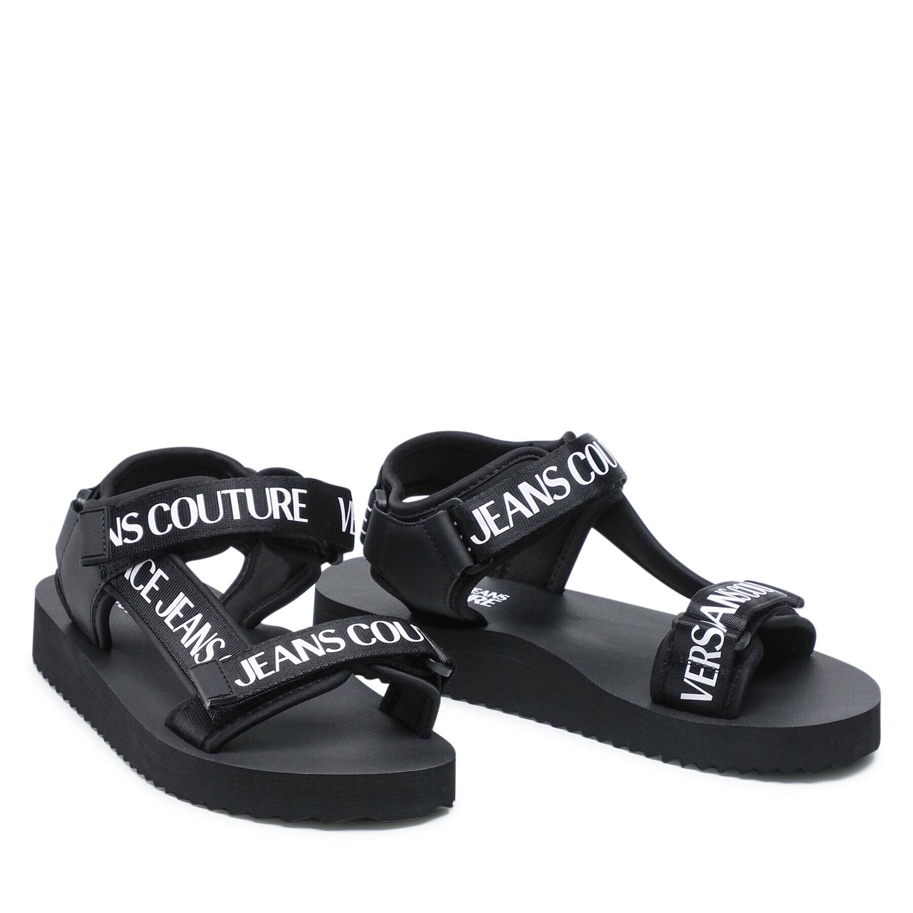 Versace Jeans Couture Sandale 72YA3SY1 Negru - Pled.ro