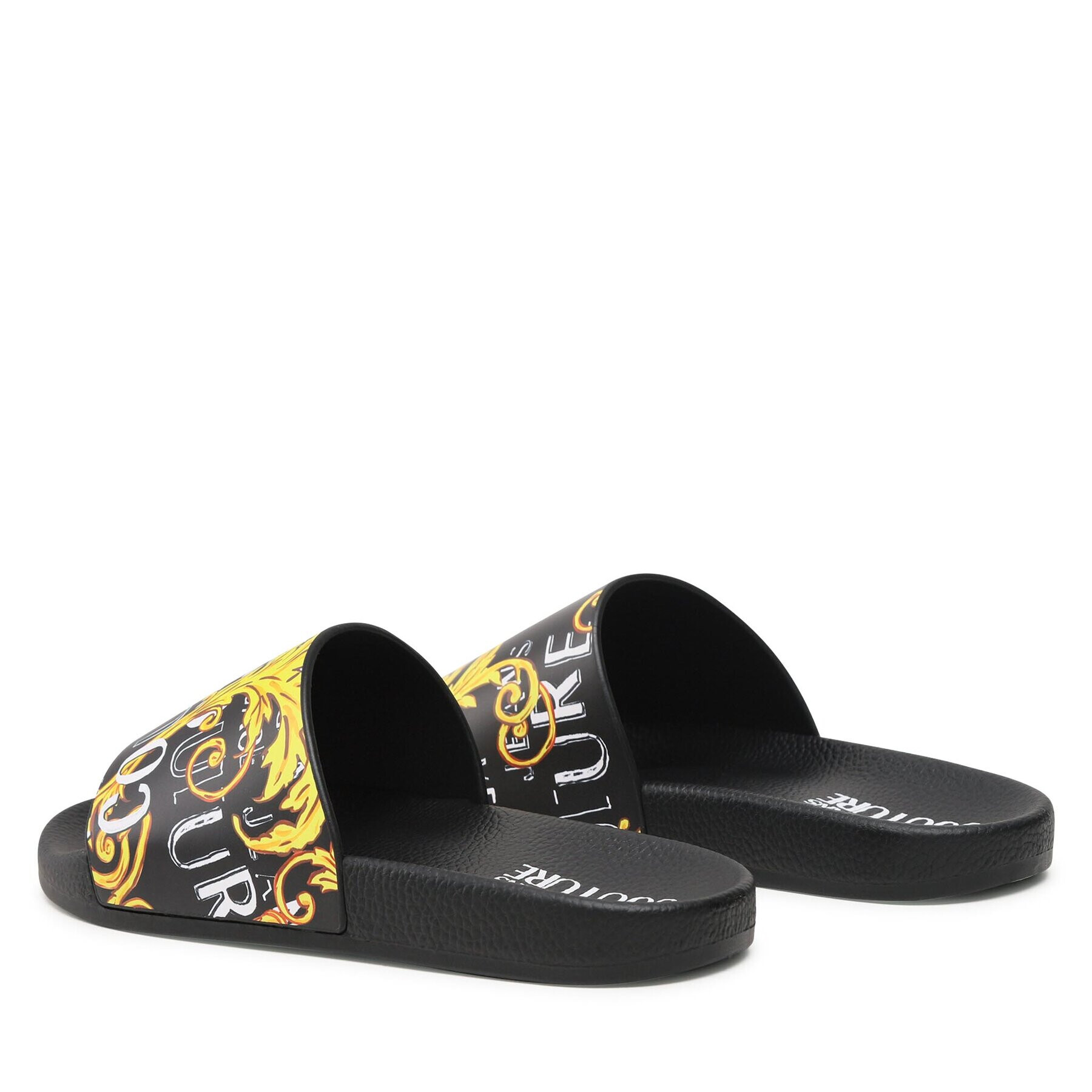 Versace Jeans Couture Șlapi 74VA3SQ3 ZS631 Negru - Pled.ro