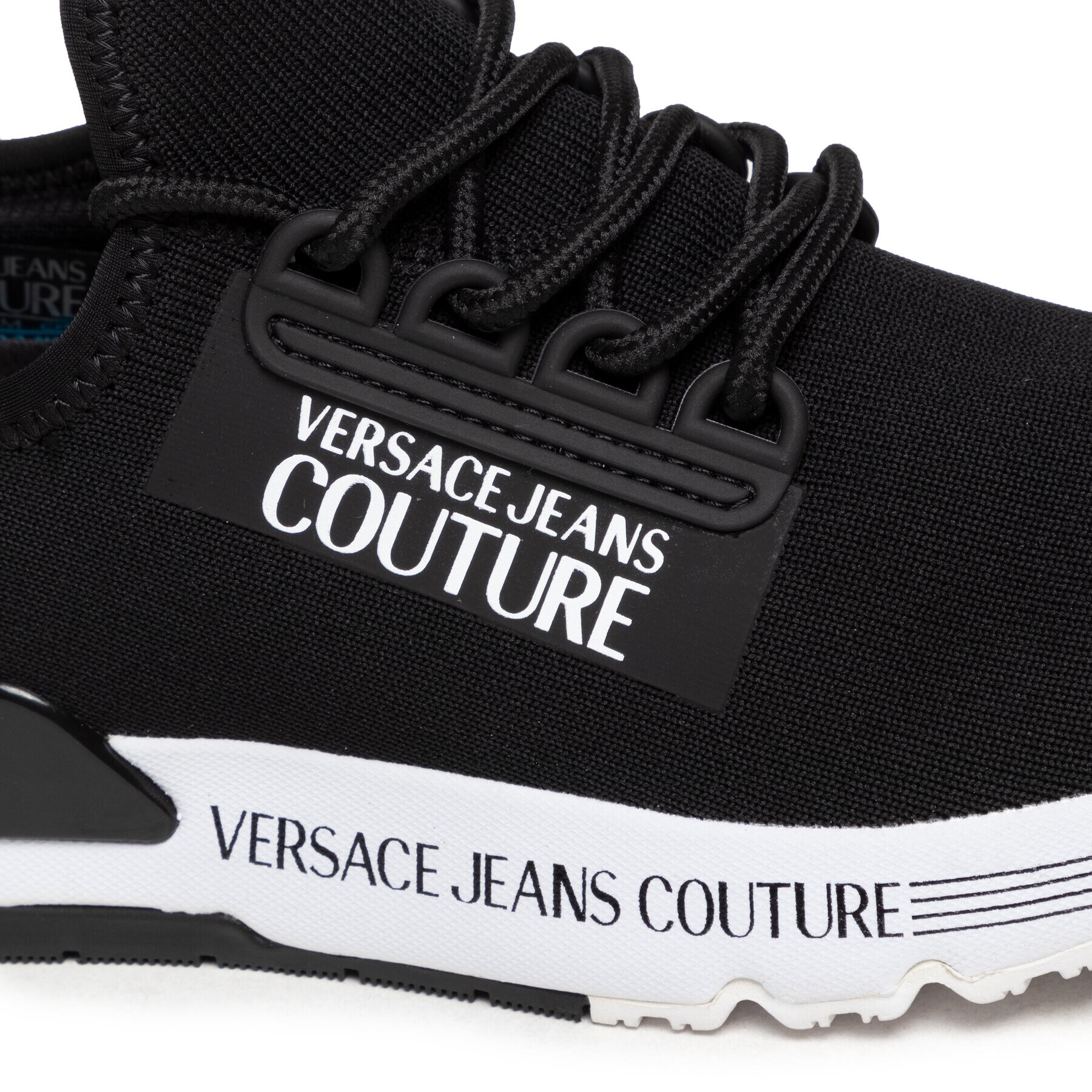 Versace Jeans Couture Sneakers 71VA3SA5 Negru - Pled.ro