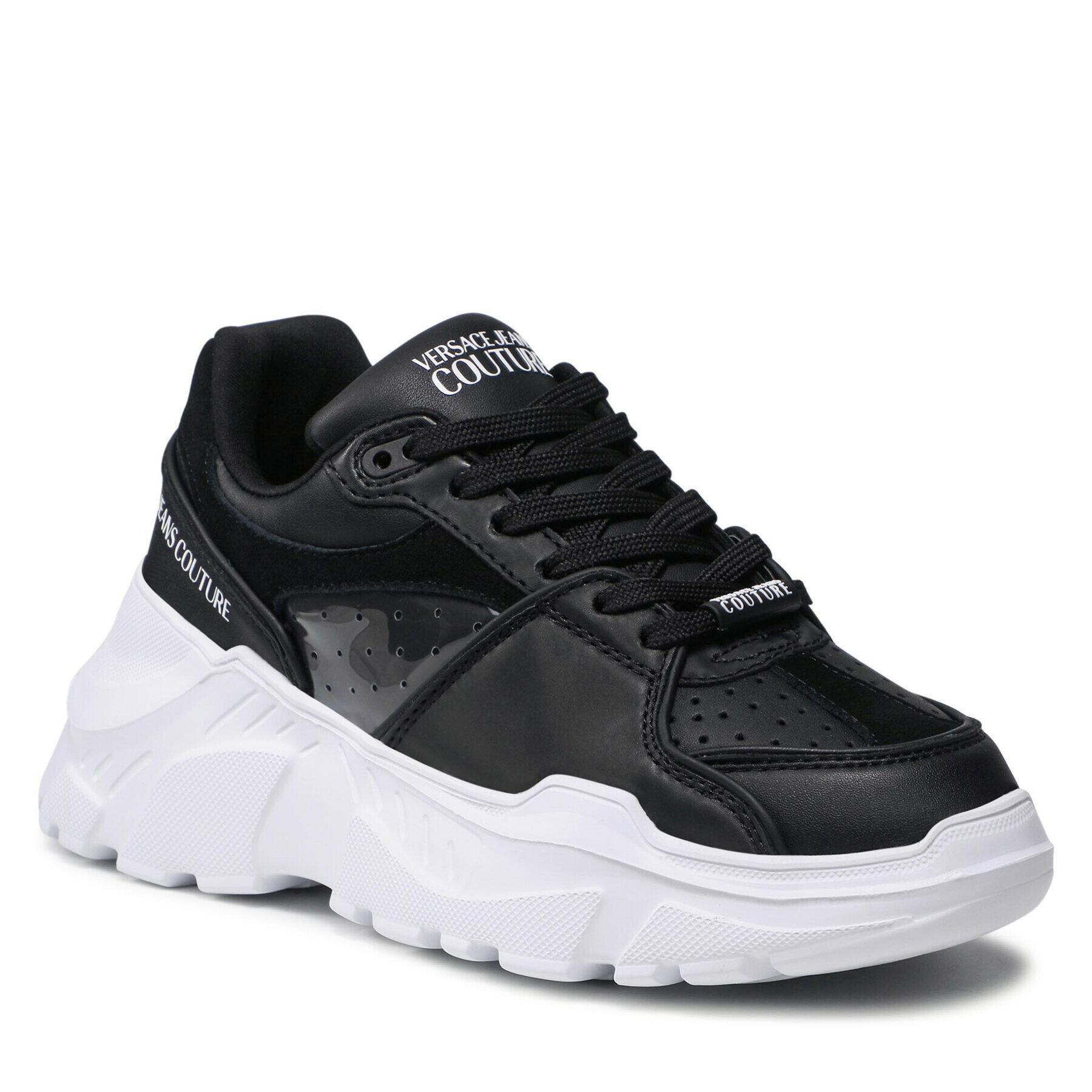 Versace Jeans Couture Sneakers 71VA3SC4 Negru - Pled.ro