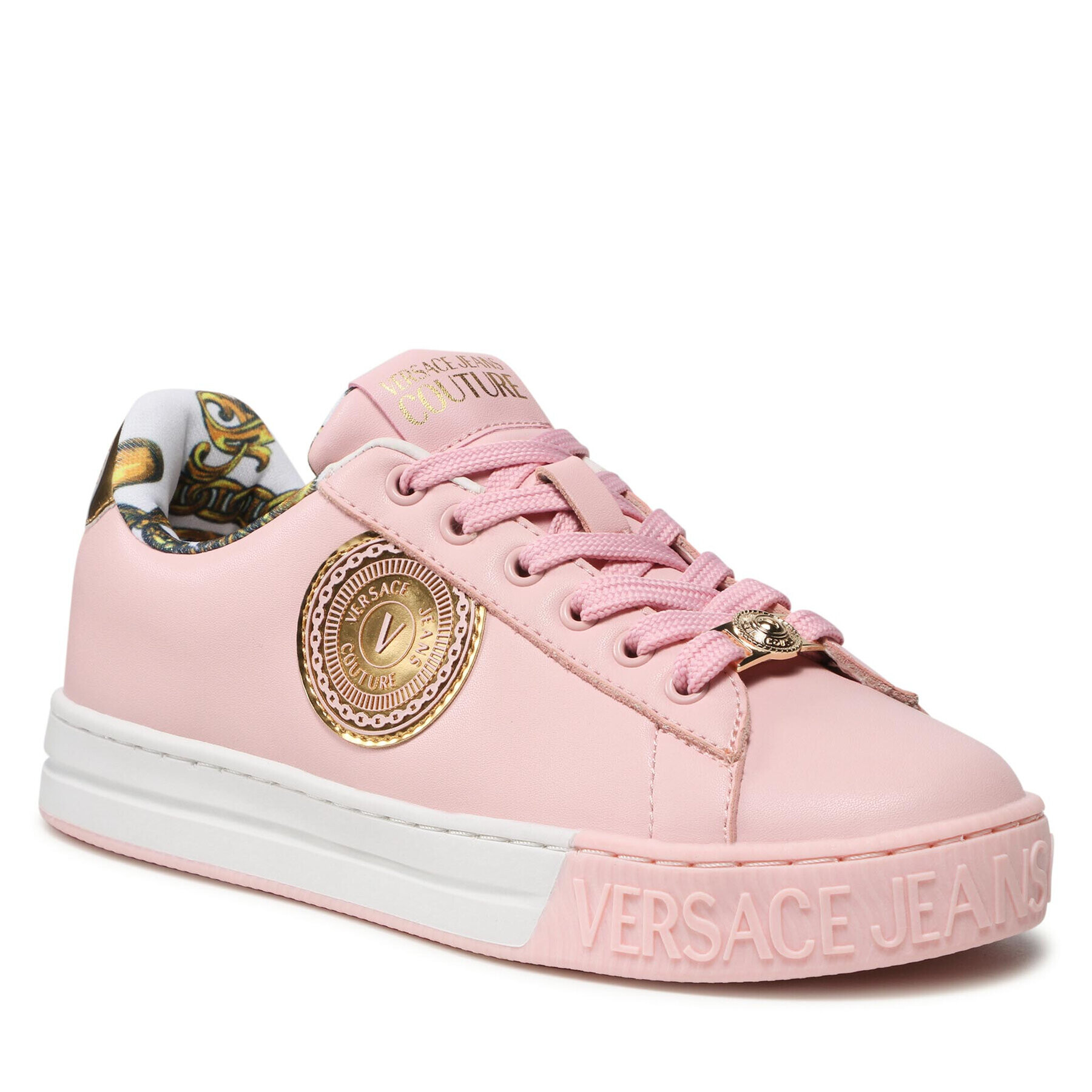 Versace Jeans Couture Sneakers 71VA3SK6 Roz - Pled.ro