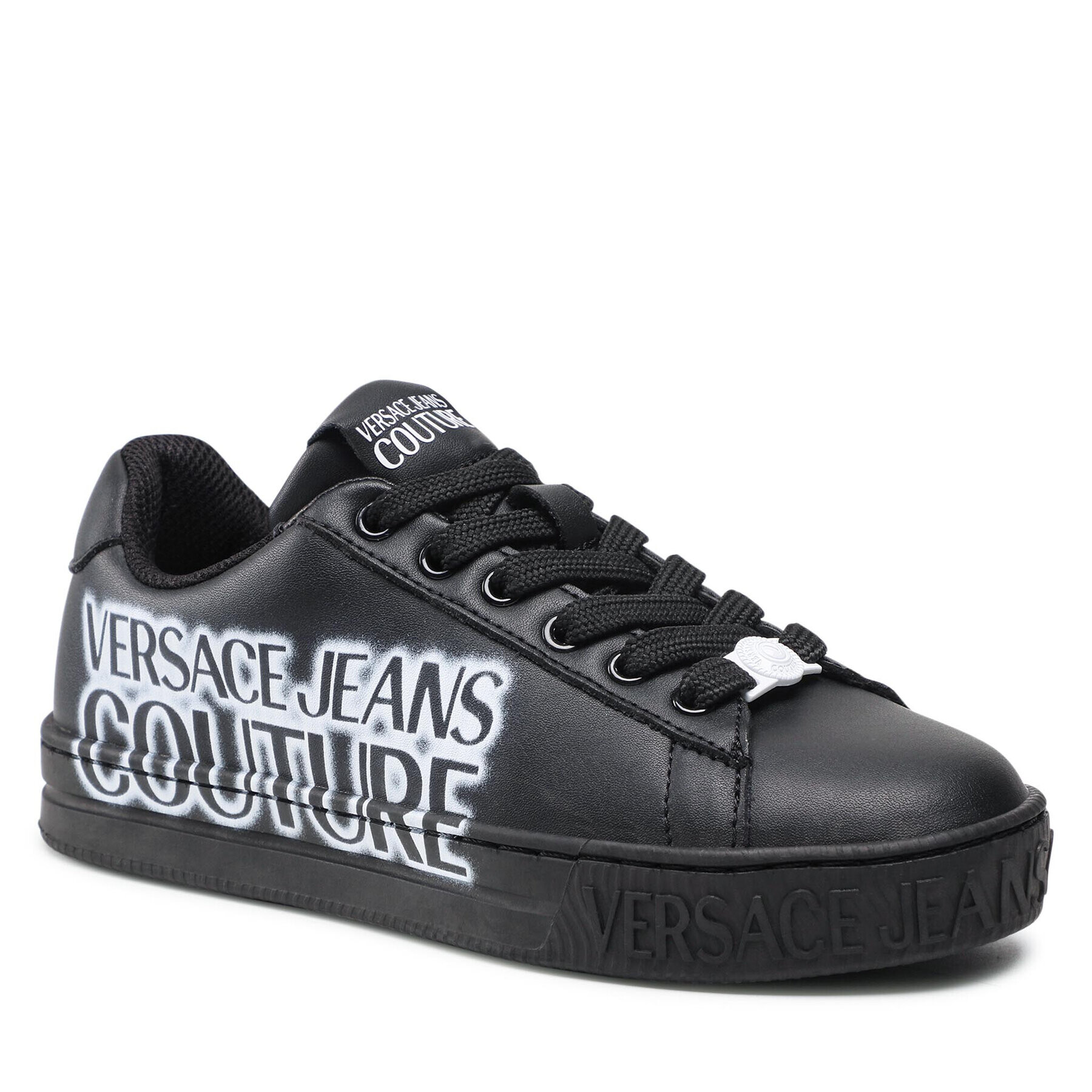 Versace Jeans Couture Sneakers 71VA3SK7 Negru - Pled.ro