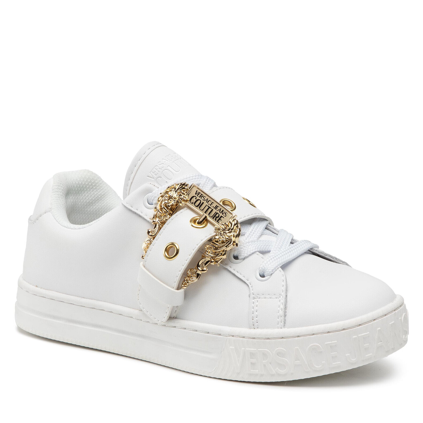 Versace Jeans Couture Sneakers 71VA3SK9 Alb - Pled.ro