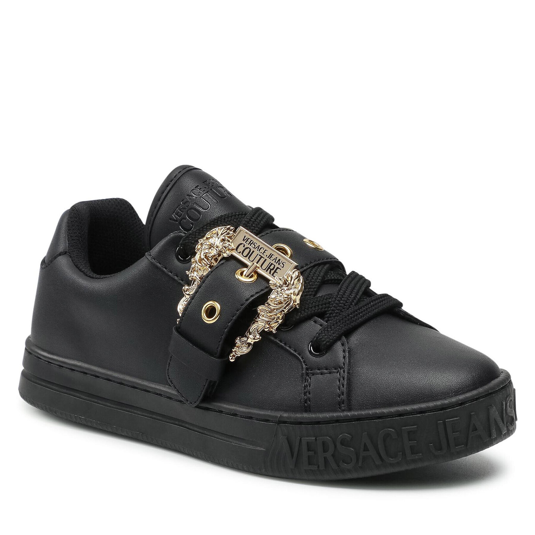 Versace Jeans Couture Sneakers 71VA3SK9 Negru - Pled.ro