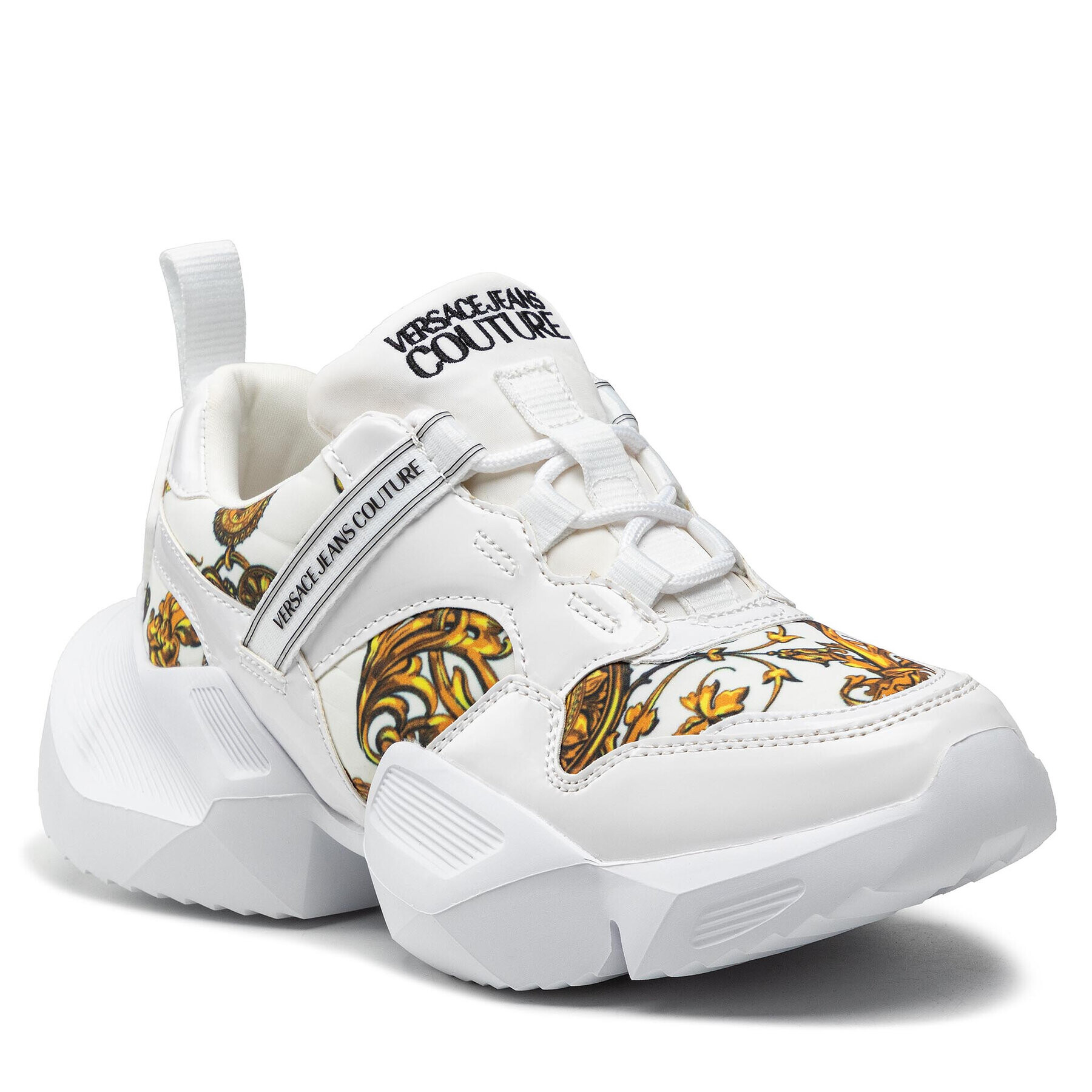 Versace Jeans Couture Sneakers 71VA3SU7 Alb - Pled.ro