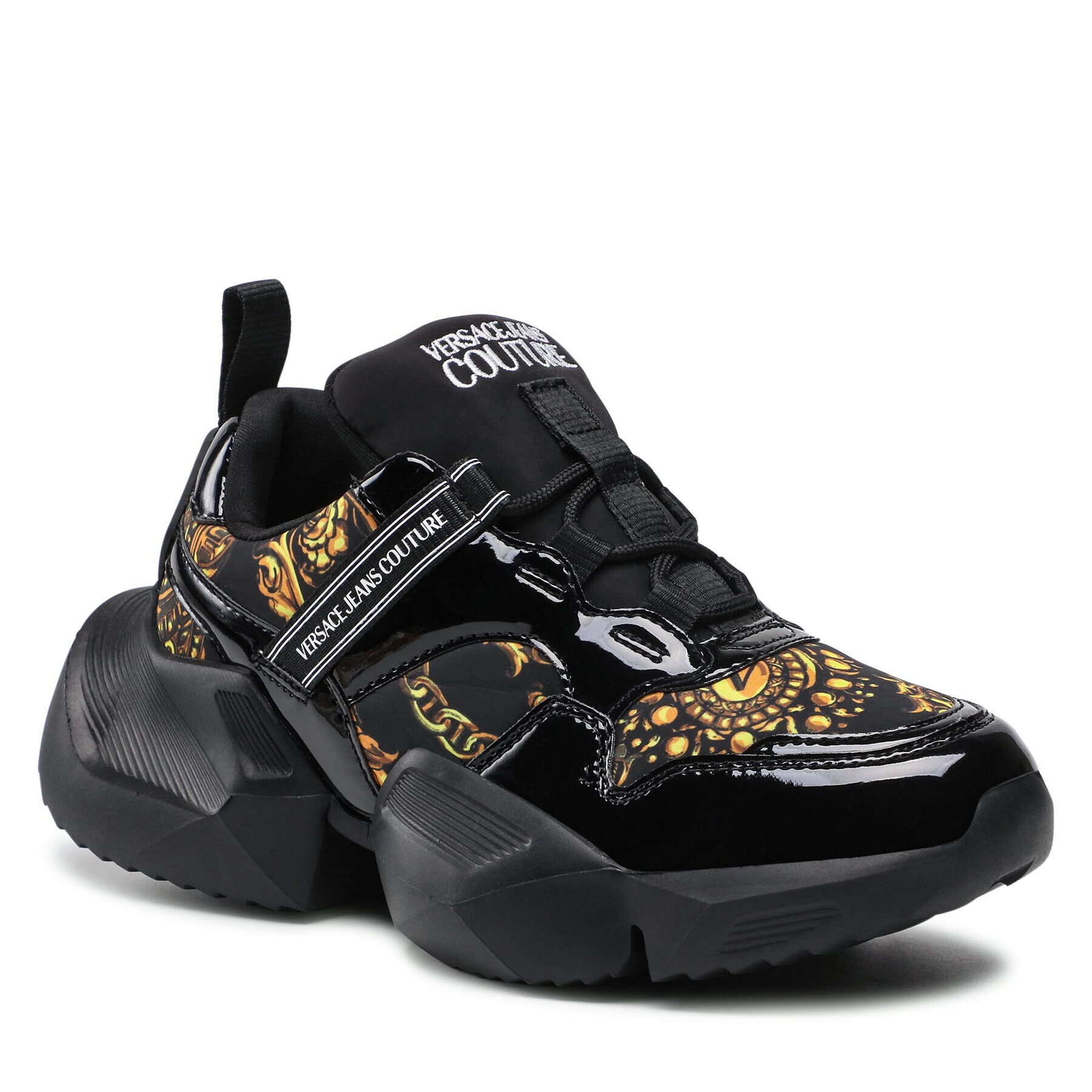 Versace Jeans Couture Sneakers 71VA3SU7 Negru - Pled.ro