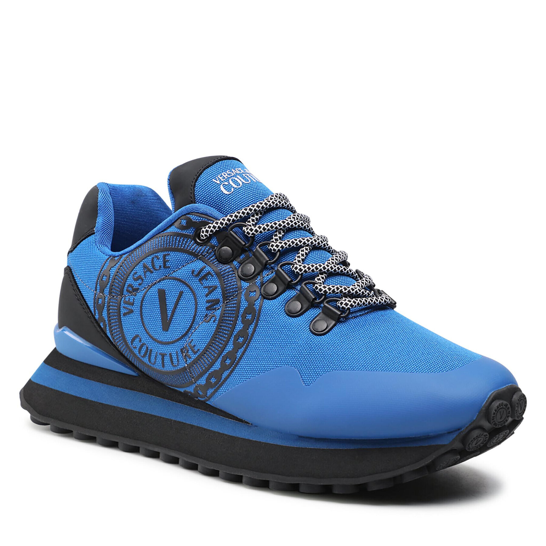 Versace Jeans Couture Sneakers 71YA3SE4 Albastru - Pled.ro