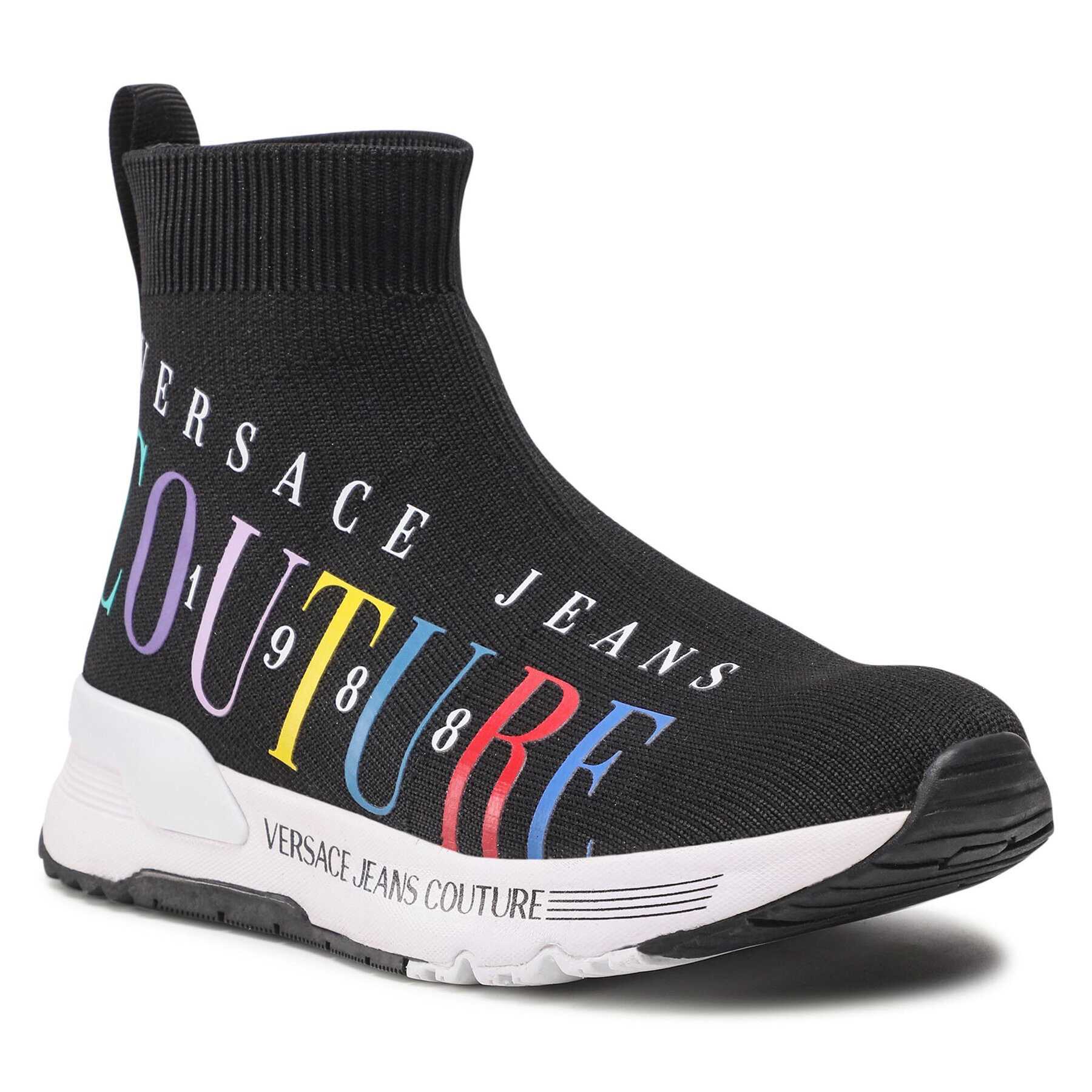 Versace Jeans Couture Sneakers 72VA3SA2 Negru - Pled.ro