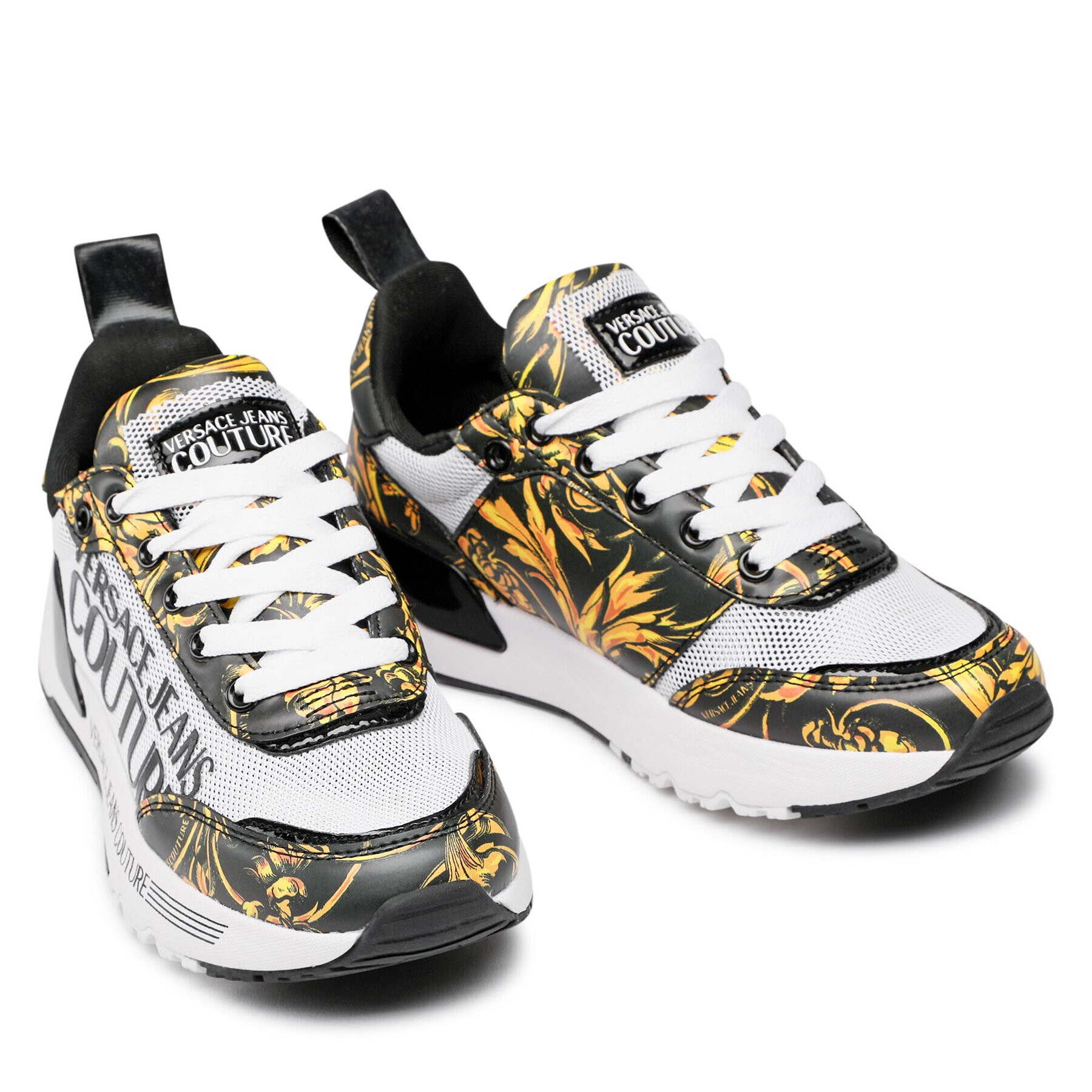 Versace Jeans Couture Sneakers 72VA3SA3 Alb - Pled.ro