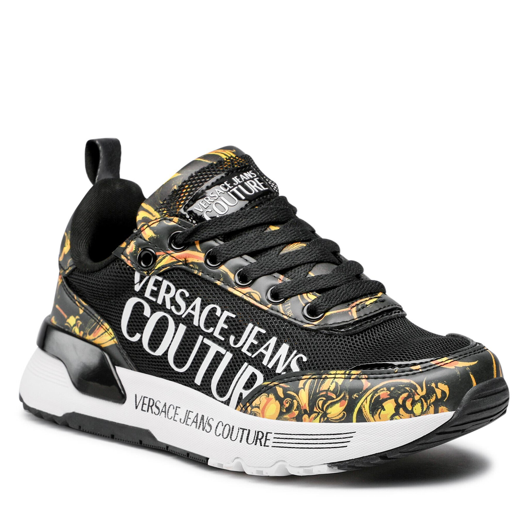 Versace Jeans Couture Sneakers 72VA3SA3 Negru - Pled.ro