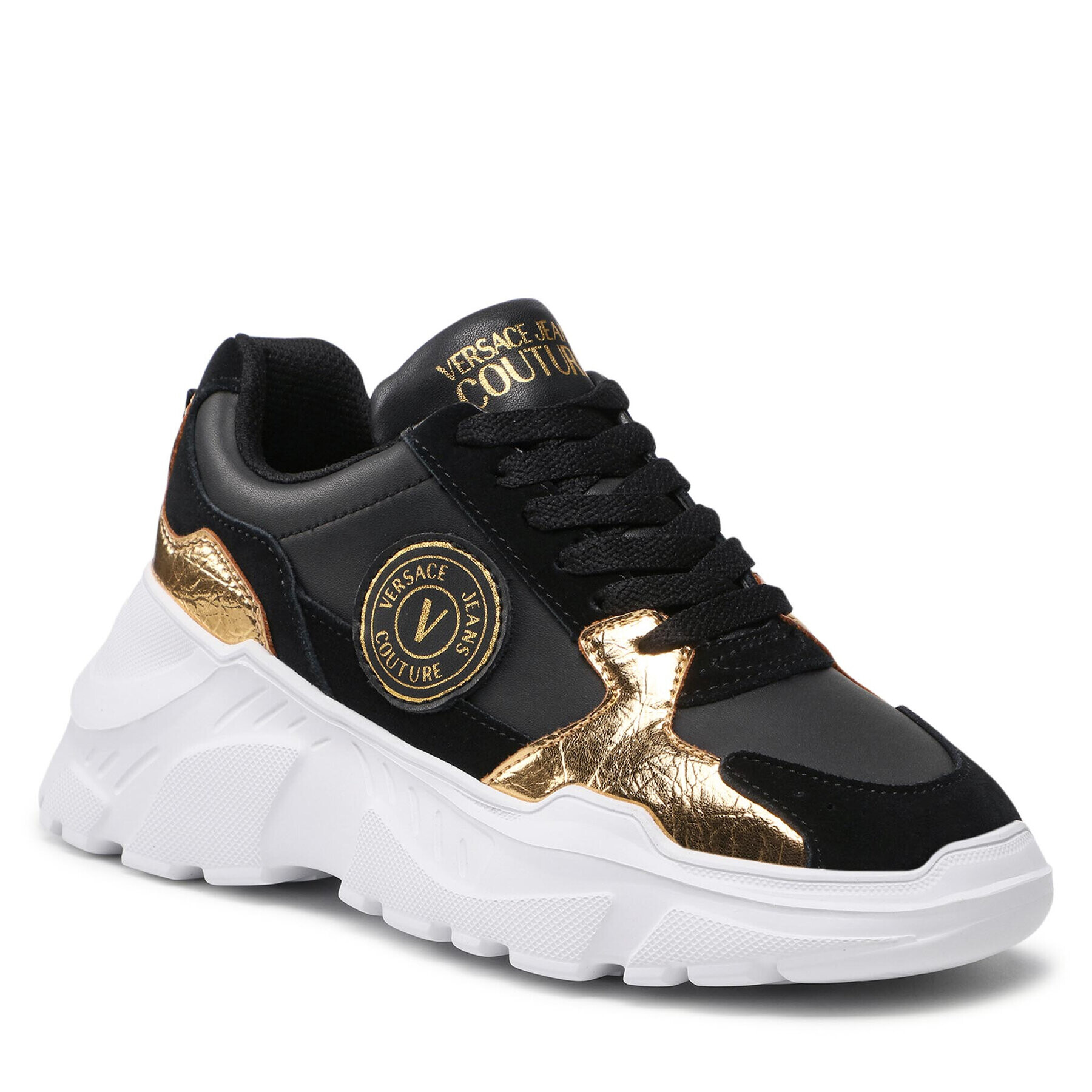 Versace Jeans Couture Sneakers 72VA3SC7 Negru - Pled.ro