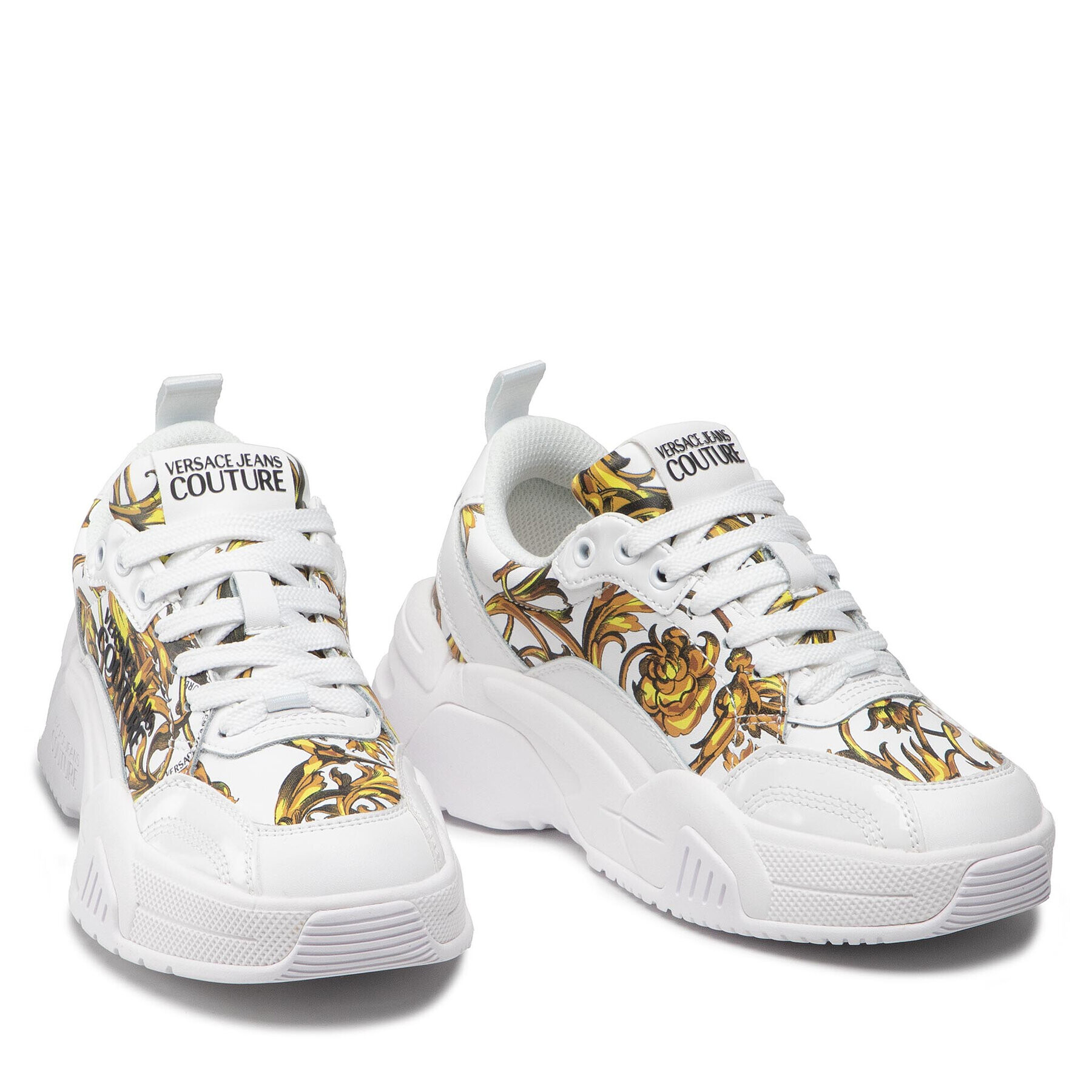 Versace Jeans Couture Sneakers 72VA3SF4 Alb - Pled.ro