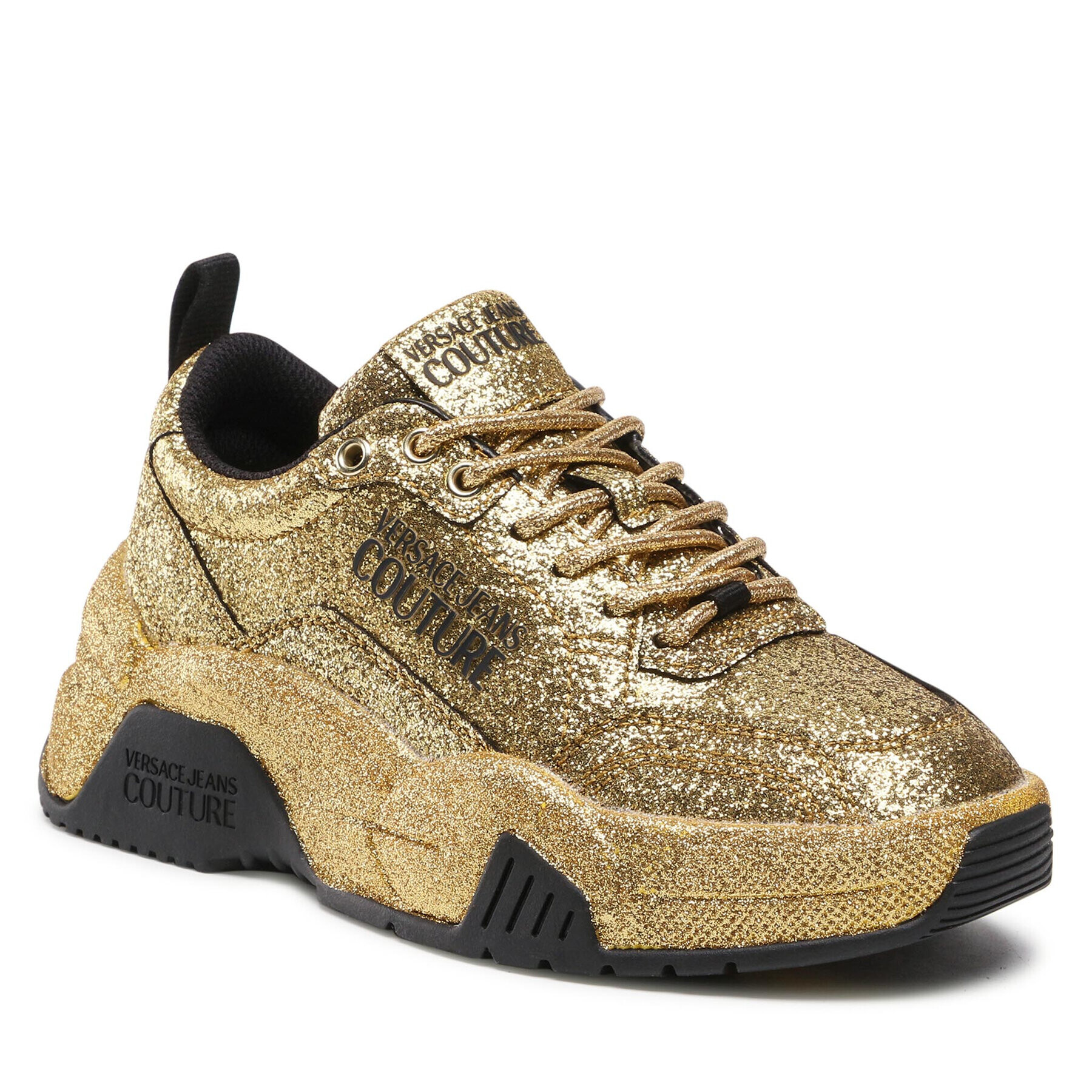 Versace Jeans Couture Sneakers 72VA3SF4 Auriu - Pled.ro