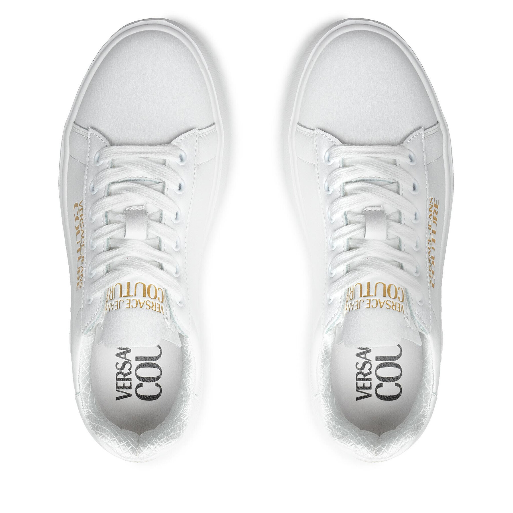 Versace Jeans Couture Sneakers 72VA3SG7 Alb - Pled.ro