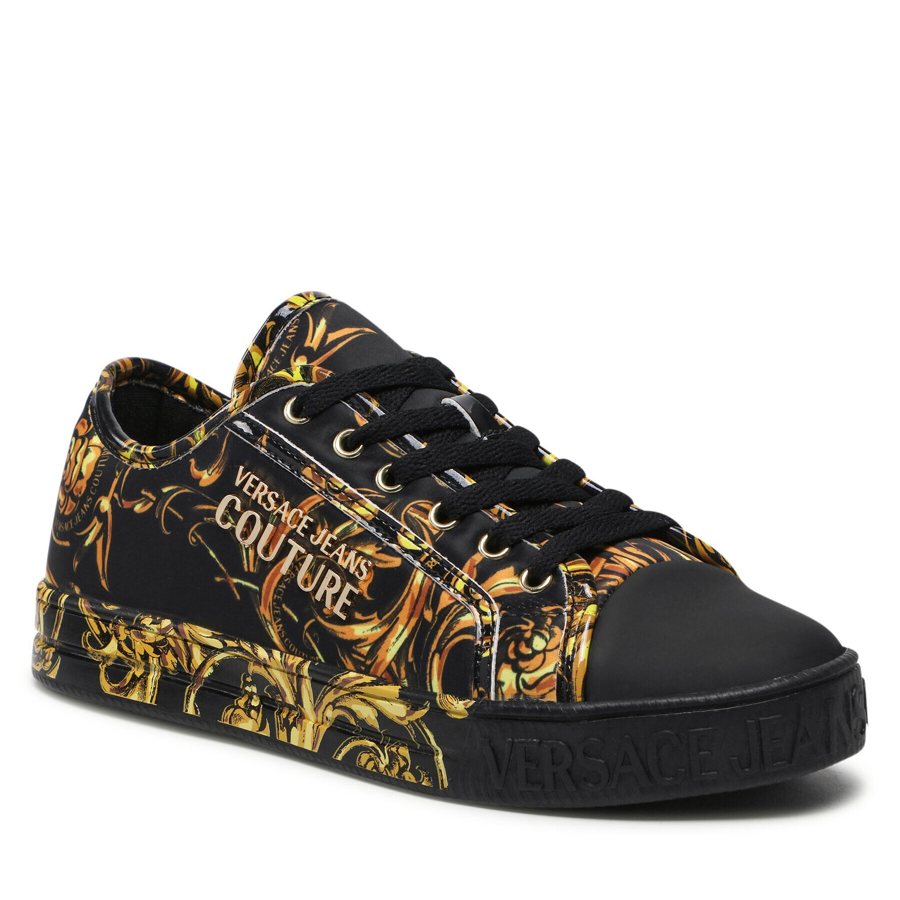 Versace Jeans Couture Sneakers 72VA3SK2 Negru - Pled.ro