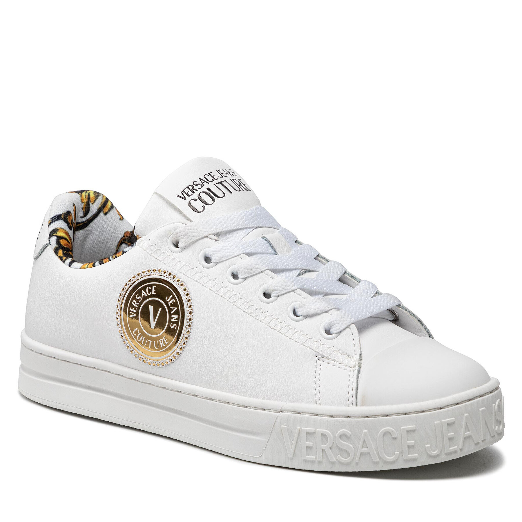 Versace Jeans Couture Sneakers 72VA3SK8 Alb - Pled.ro