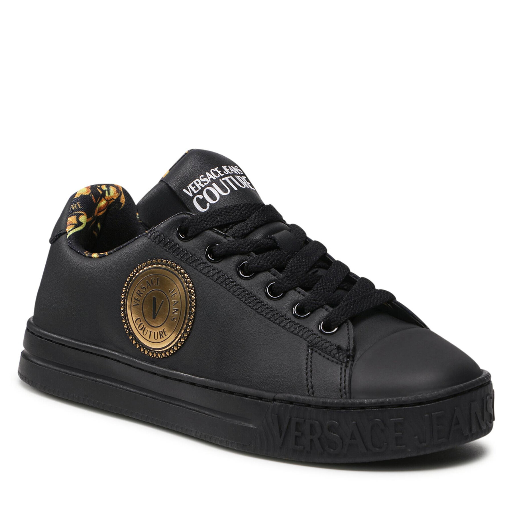 Versace Jeans Couture Sneakers 72VA3SK8 Negru - Pled.ro