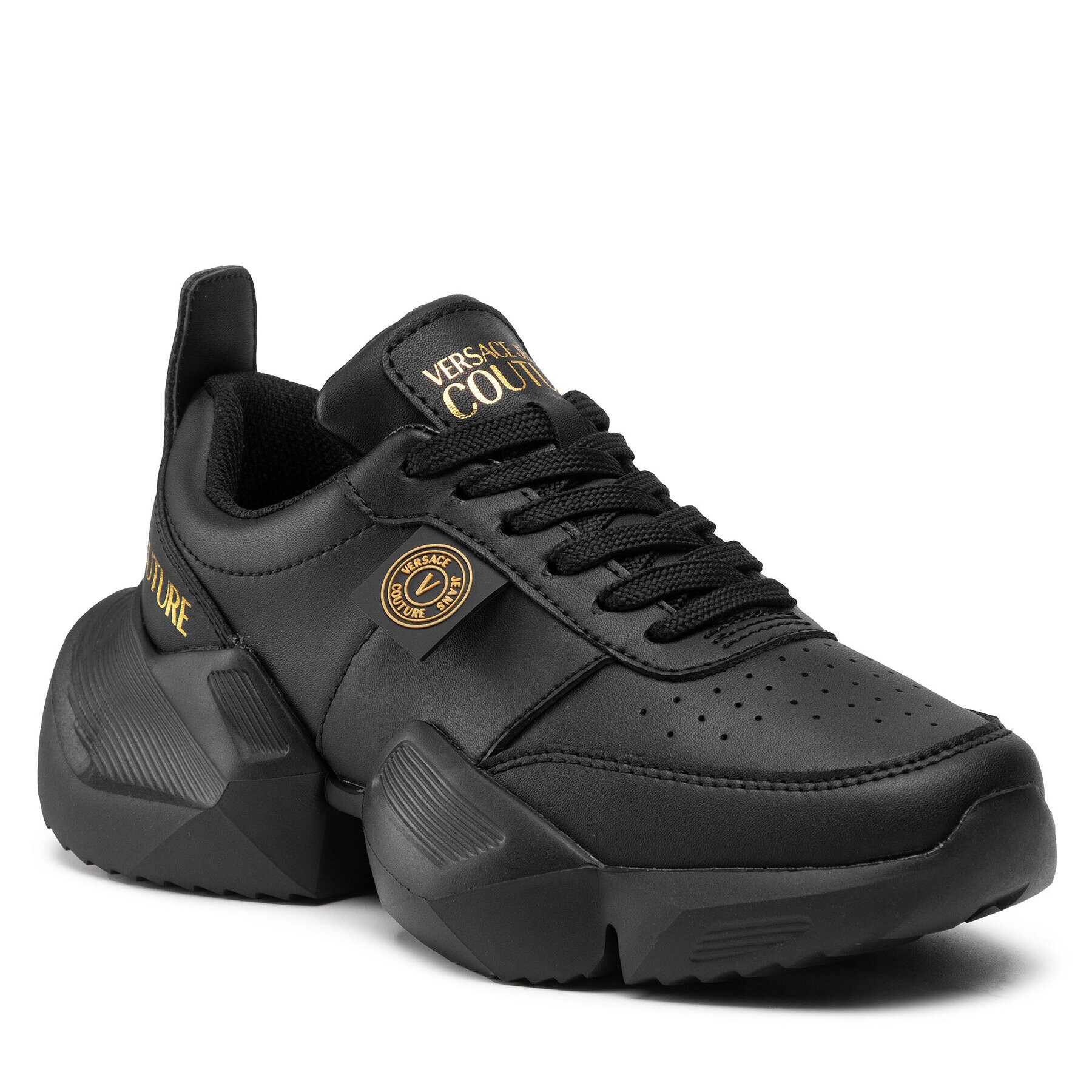 Versace Jeans Couture Sneakers 72VA3SU8 Negru - Pled.ro