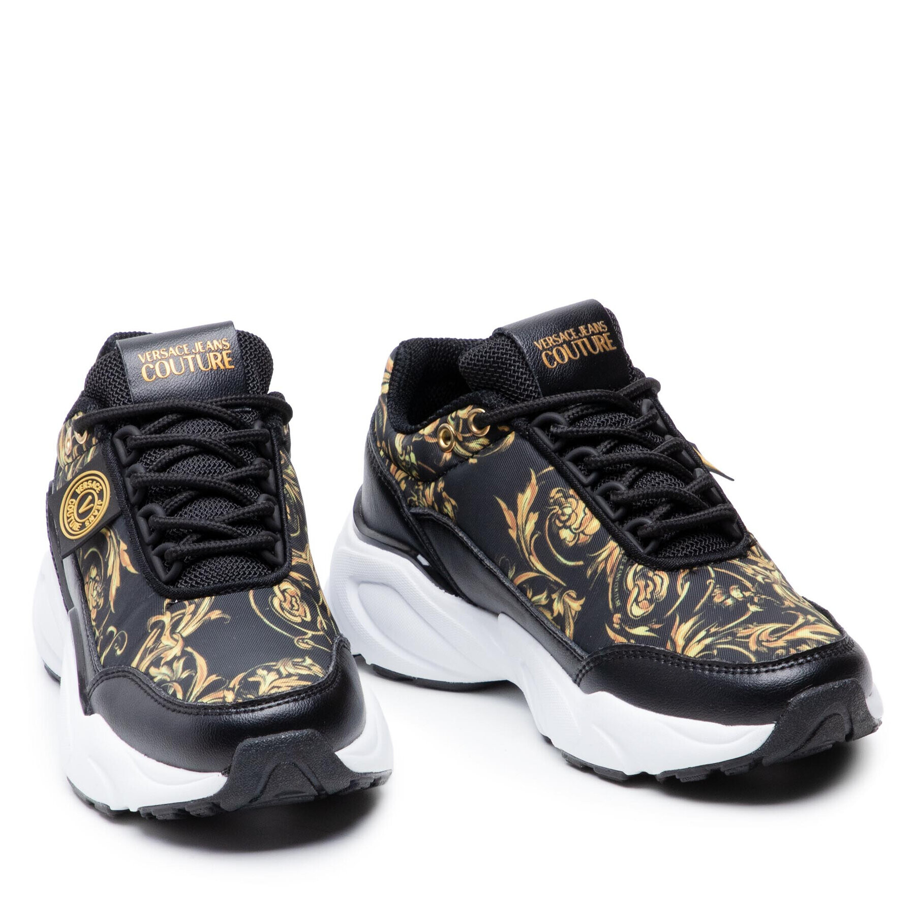 Versace Jeans Couture Sneakers 72VA3SW4 Negru - Pled.ro