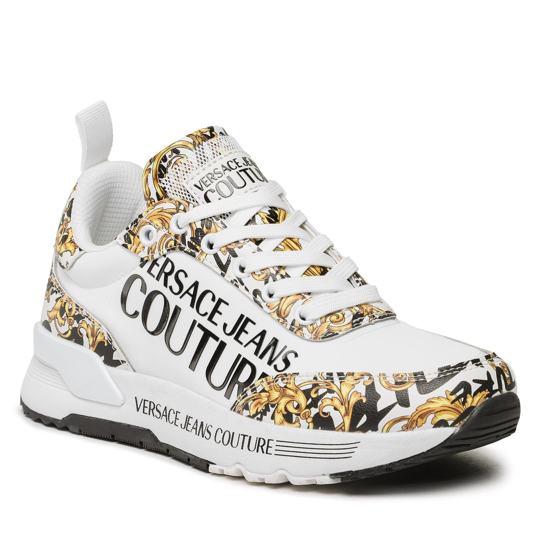 Versace Jeans Couture Sneakers 73VA3SA3 Alb - Pled.ro