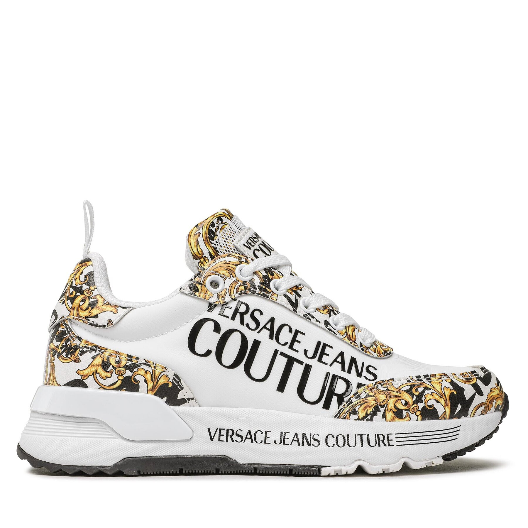 Versace Jeans Couture Sneakers 73VA3SA3 Alb - Pled.ro