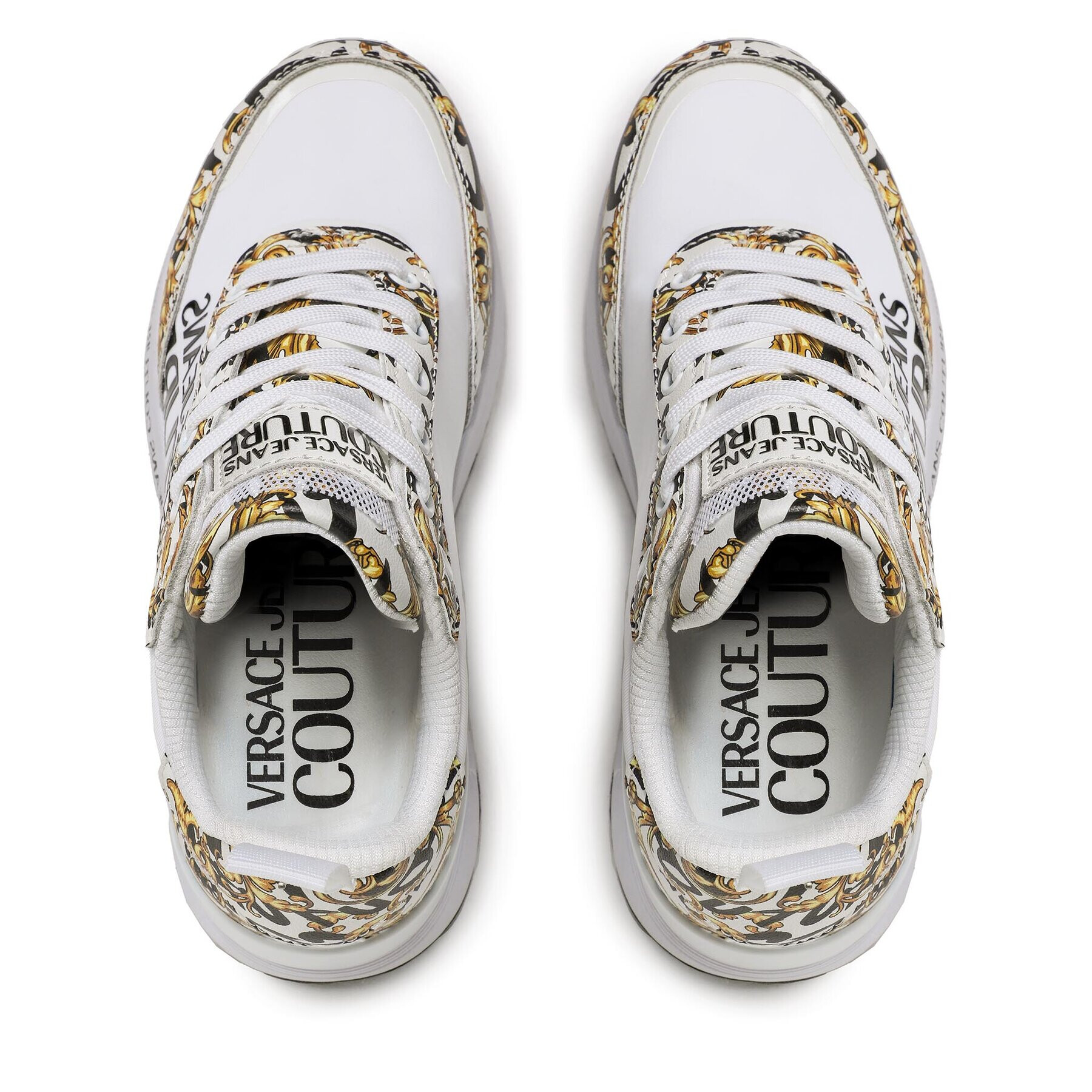 Versace Jeans Couture Sneakers 73VA3SA3 Alb - Pled.ro